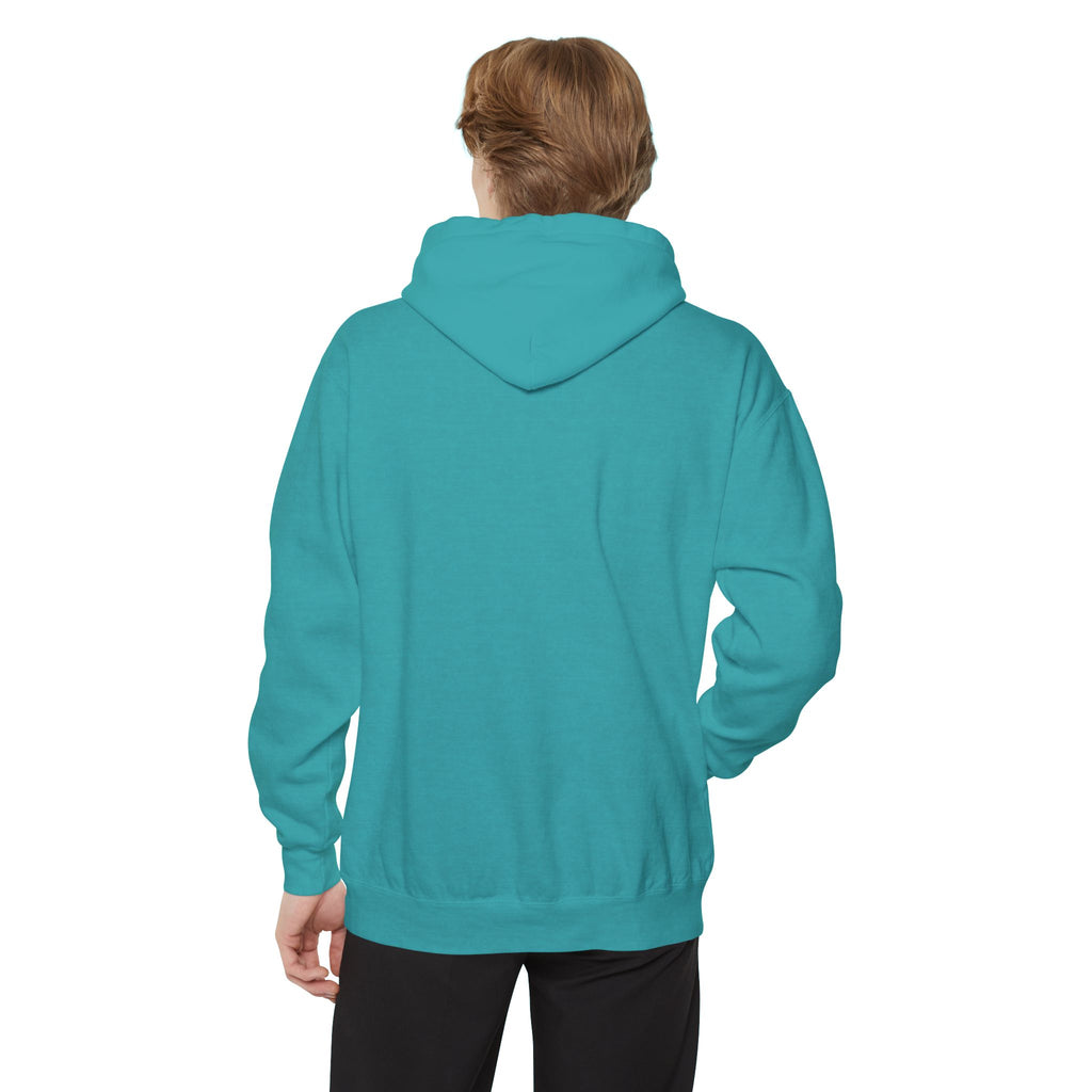 Charming Mermaid Garment-Dyed Hoodie - Cozy Unisex Fashion for Beach Lovers, Casual Wear, Gift Ideas for Ocean Lovers, Summer Chill