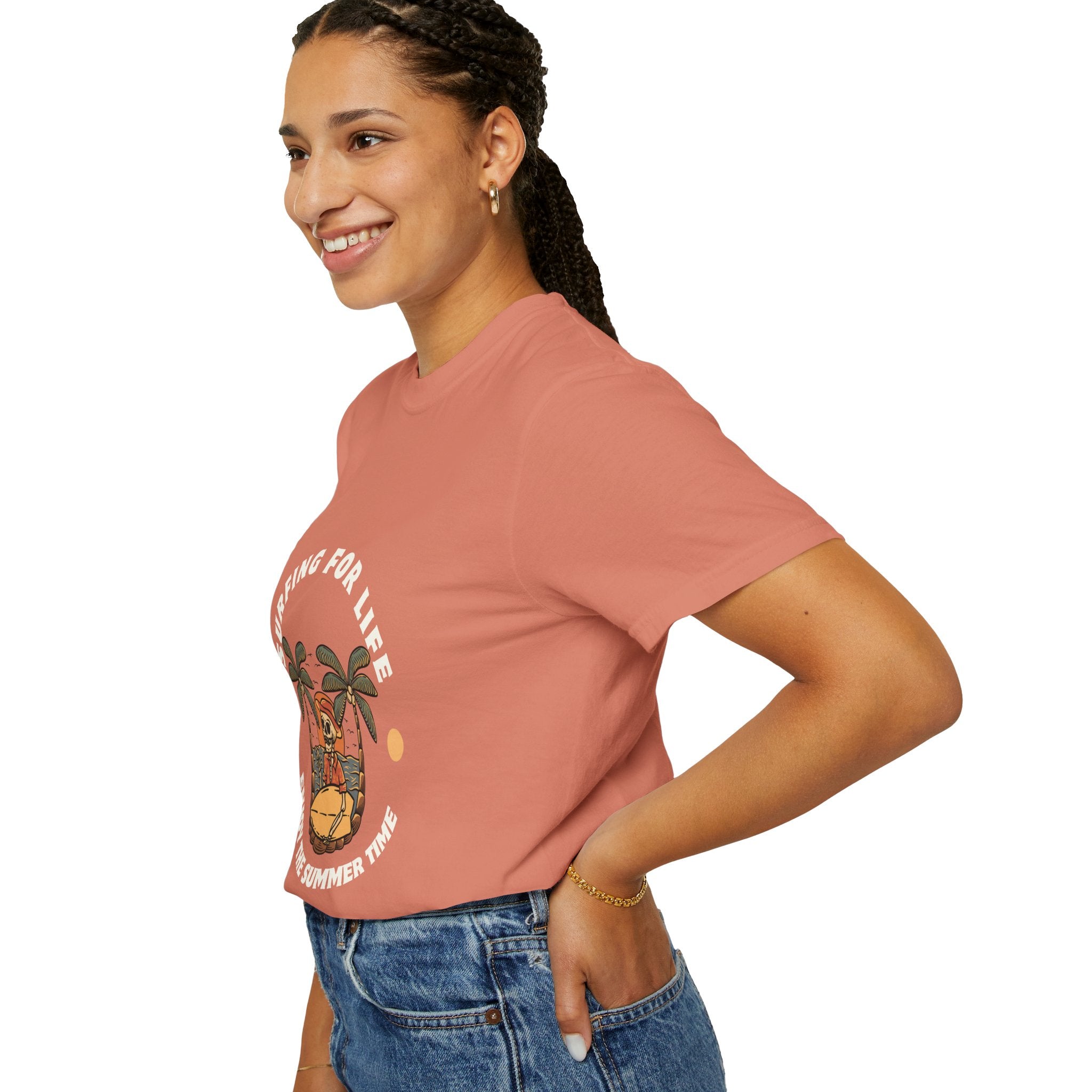 Surfing for Life T-Shirt | Vintage Summer Vibe Tee | Perfect for Beach Days, Surf Lovers, Summer Parties, Adventure Seekers