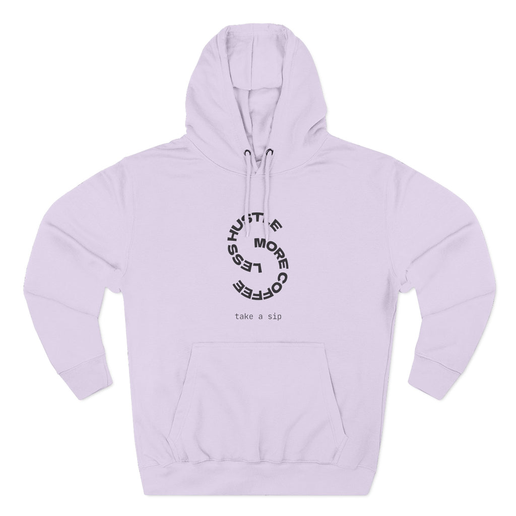 Cozy Coffee Lover's Hoodie, Fleece Sweatshirt, Relaxed Casual Wear, Gift for Coffee Enthusiasts, Perfect for Winter