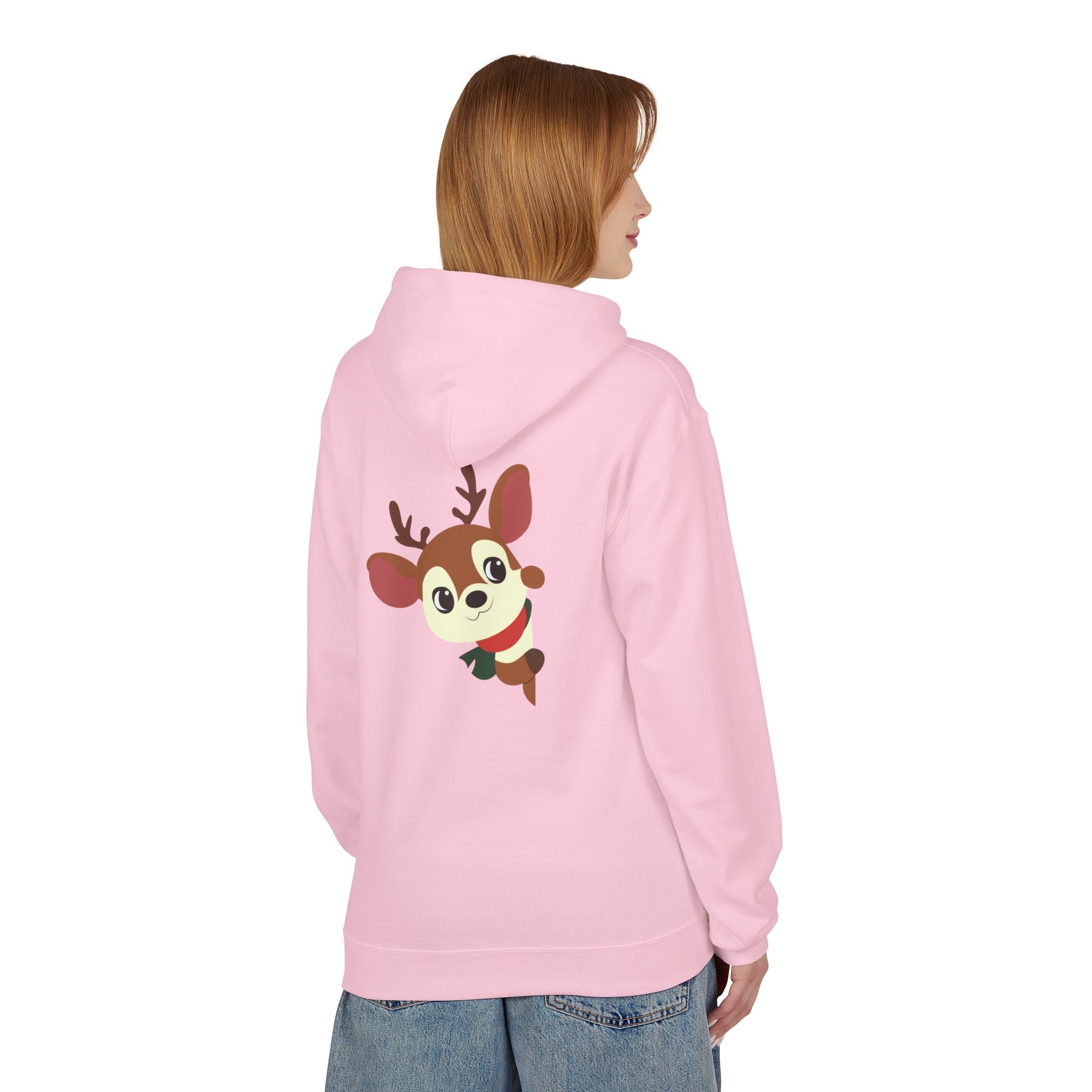 Reindeer Cheer Hoodie — "Tis the Season" Holiday Pullover