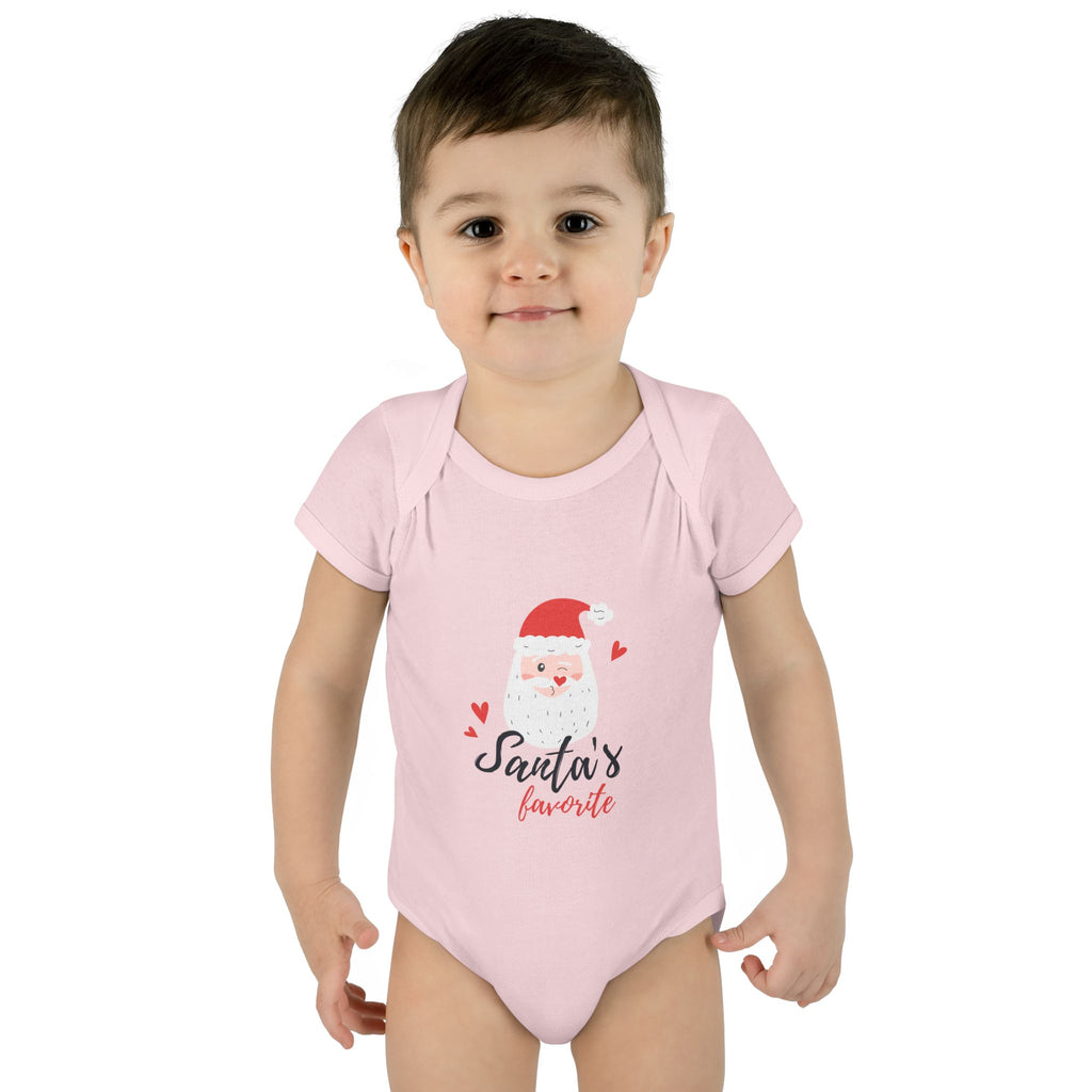 Infant Onesie - "Santa's Favorite" Cute Baby Christmas Bodysuit