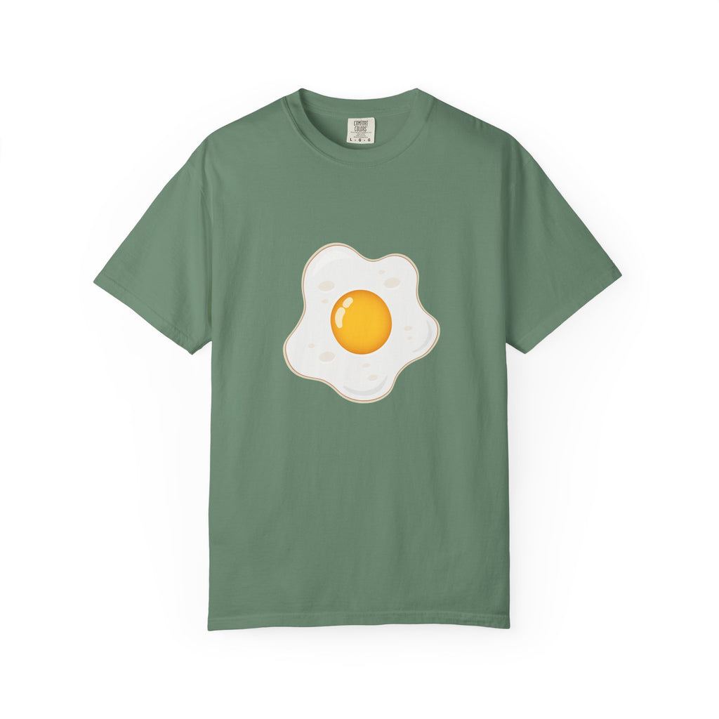 Whimsical Egg Graphic T-Shirt, Funny Food Tee, Breakfast Lover Gift, Unisex Tee for Foodies, Cute Egg Design Shirt