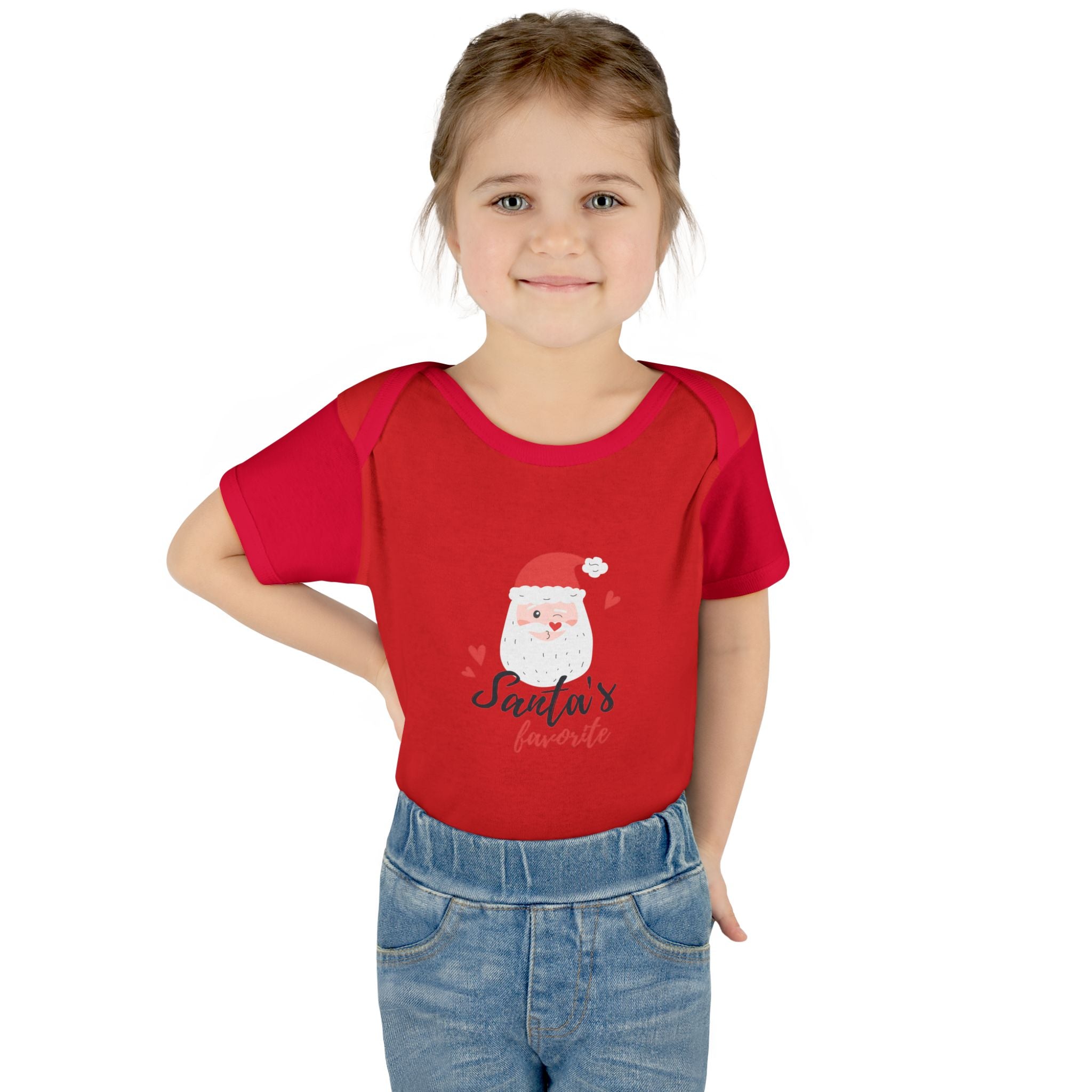 Infant Onesie - "Santa's Favorite" Cute Baby Christmas Bodysuit