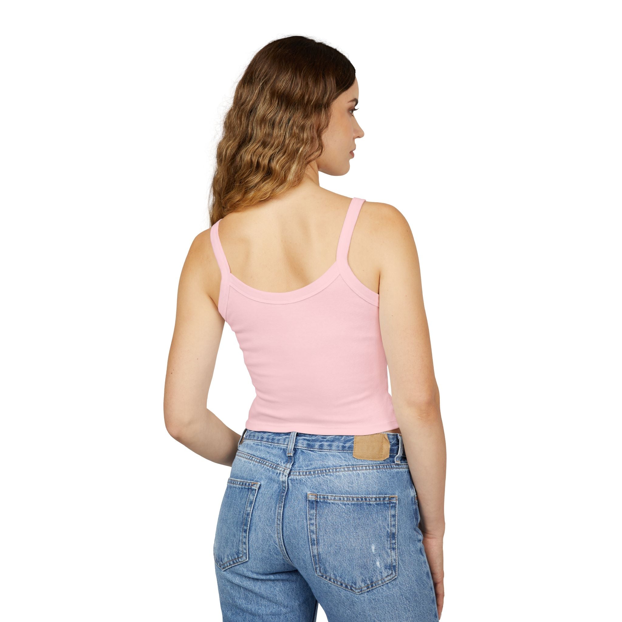 Trendy Women's Spaghetti Strap Tank Top with Cute Back Design, Casual Summer Top, Perfect for Beach Days, Festivals, and Everyday [...]