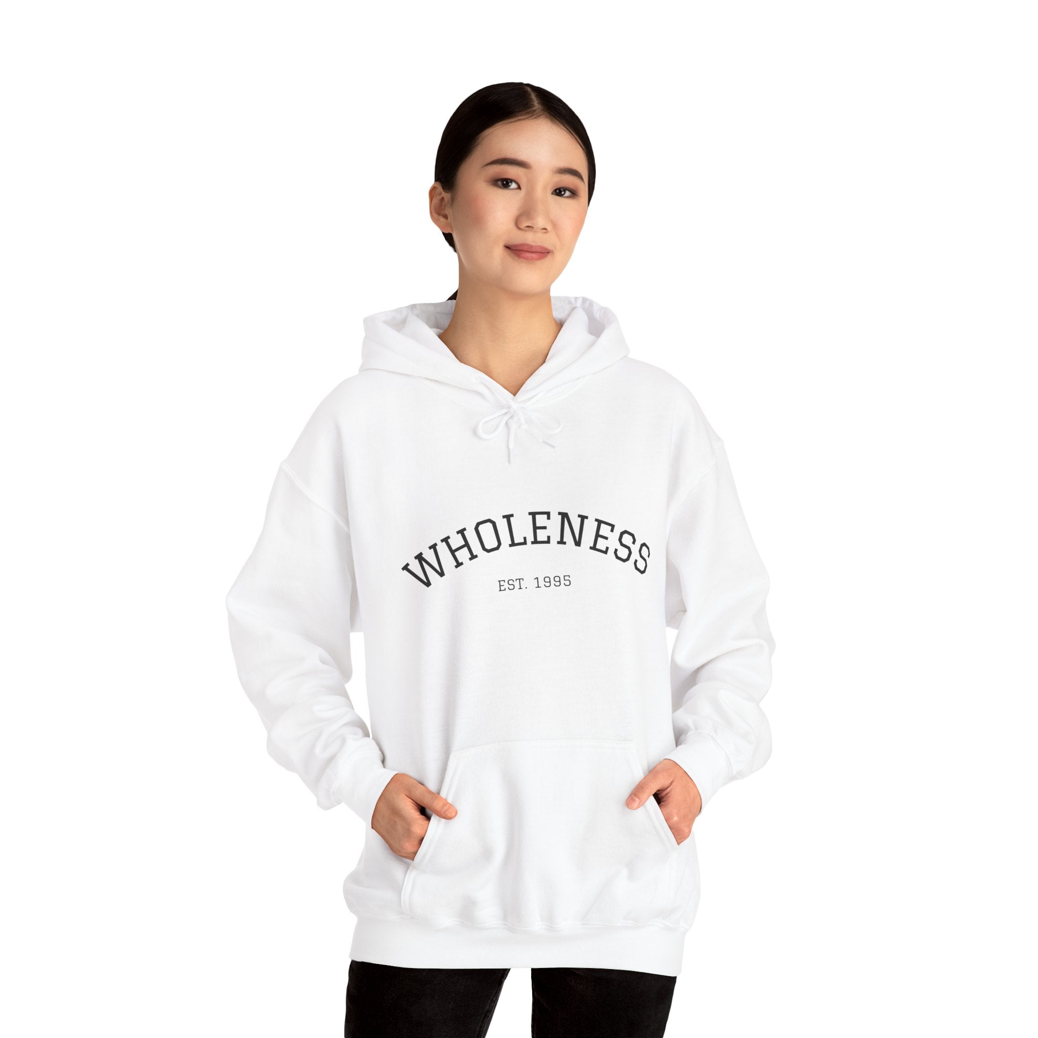 Wholeness Hoodie - Unisex Heavy Blend Sweatshirt, Cozy Gift, Minimalist Style, Self-Care Apparel, Everyday Comfort