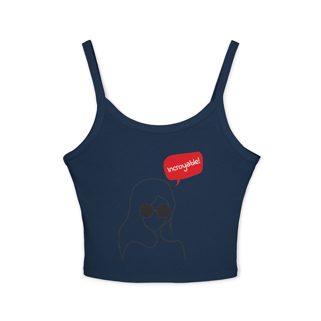 Chic Women's Spaghetti Strap Tank Top - Trendy Summer Apparel, Perfect Gift, Casual Wear, Festival Outfit, Vacation Style