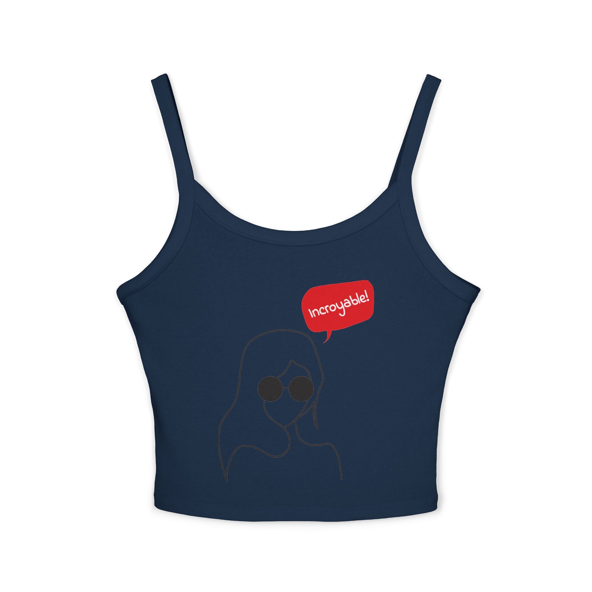 Chic Women's Spaghetti Strap Tank Top - Trendy Summer Apparel, Perfect Gift, Casual Wear, Festival Outfit, Vacation Style