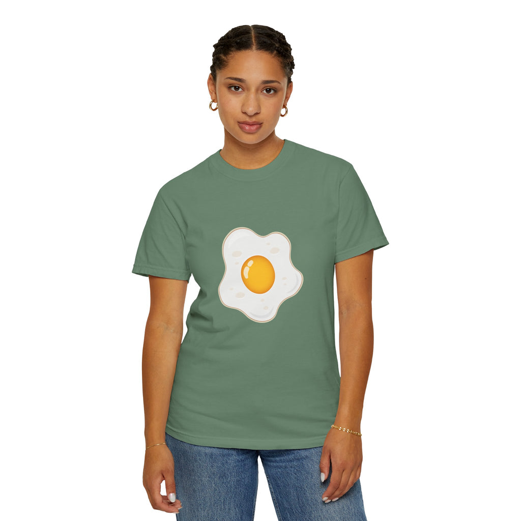 Whimsical Egg Graphic T-Shirt, Funny Food Tee, Breakfast Lover Gift, Unisex Tee for Foodies, Cute Egg Design Shirt