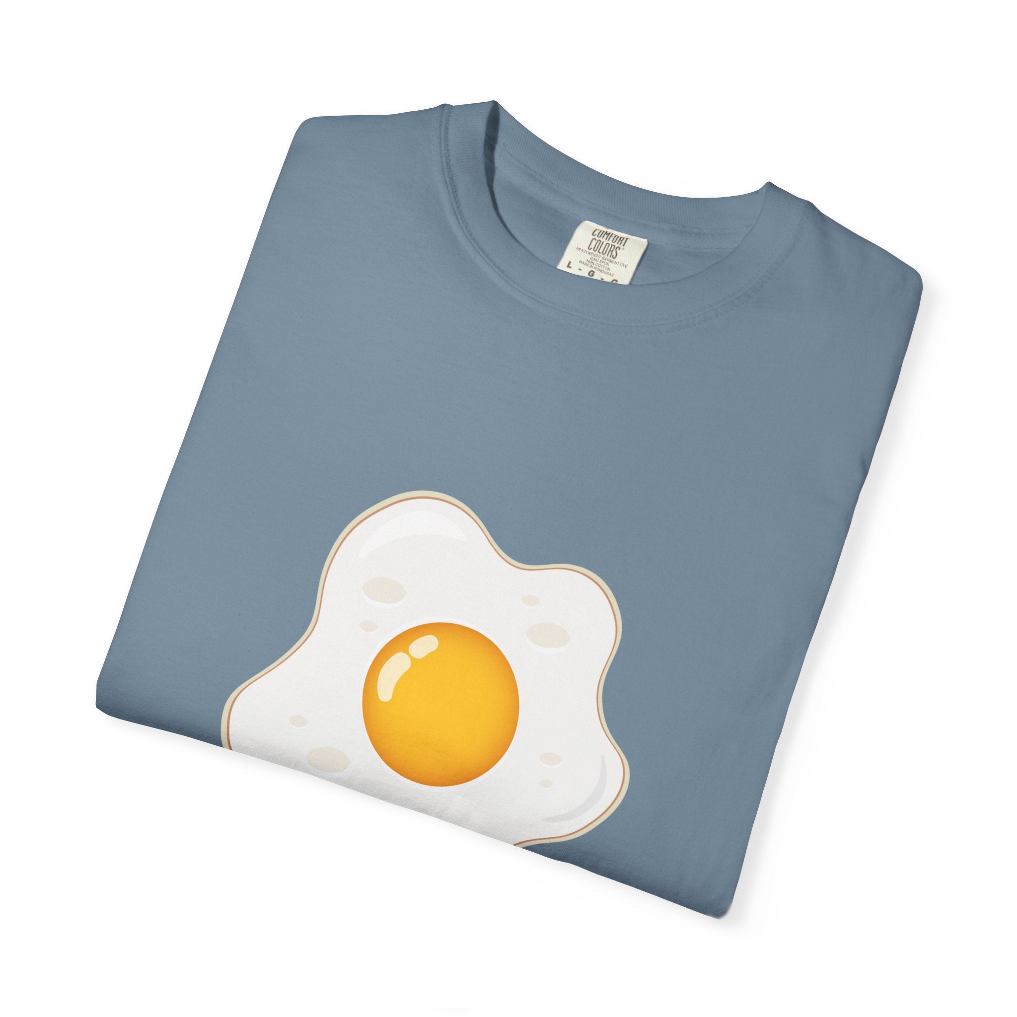 Whimsical Egg Graphic T-Shirt, Funny Food Tee, Breakfast Lover Gift, Unisex Tee for Foodies, Cute Egg Design Shirt