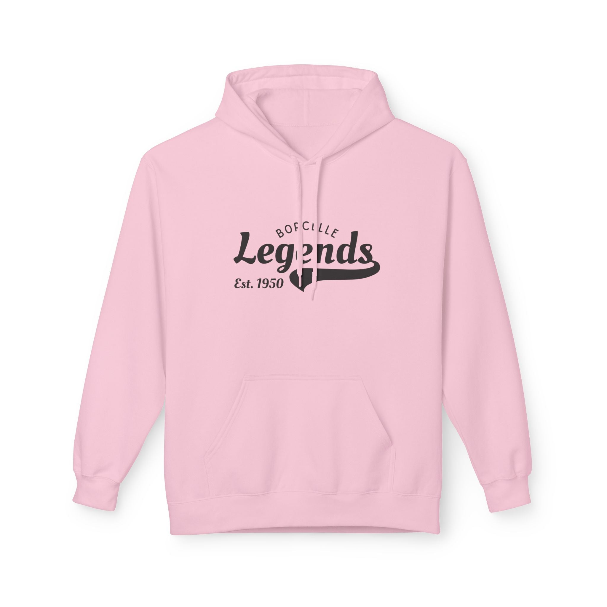 Retro Legends Fleece Hoodie, Cozy Unisex Sweatshirt, Perfect Gift for Sports Lovers, Casual Wear, Est. 1950