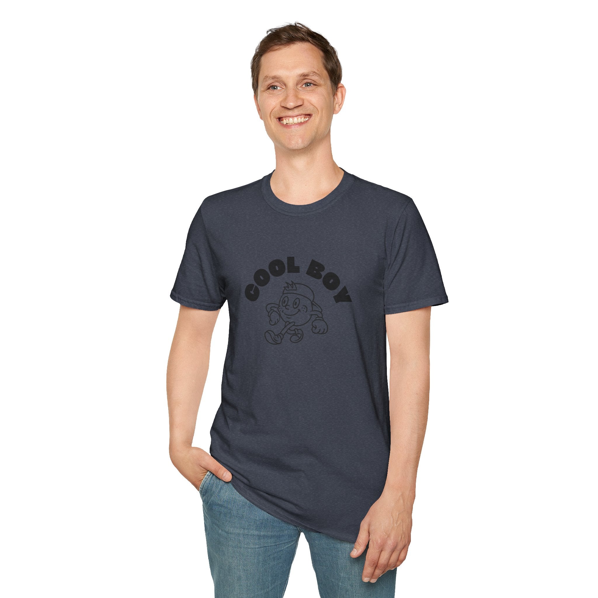 Cool Boy Graphic Tee — Retro Cartoon Design
