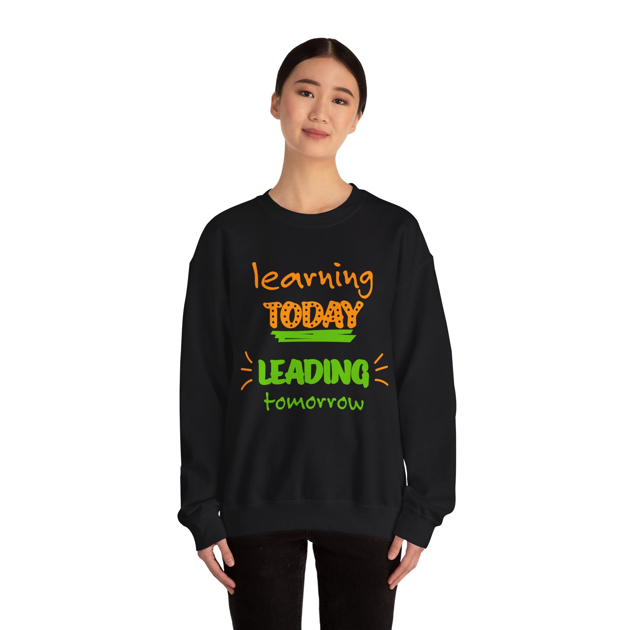 Inspirational Learning Sweatshirt, Motivational Crewneck, Education Apparel, Teacher Gift, Back to School Fashion