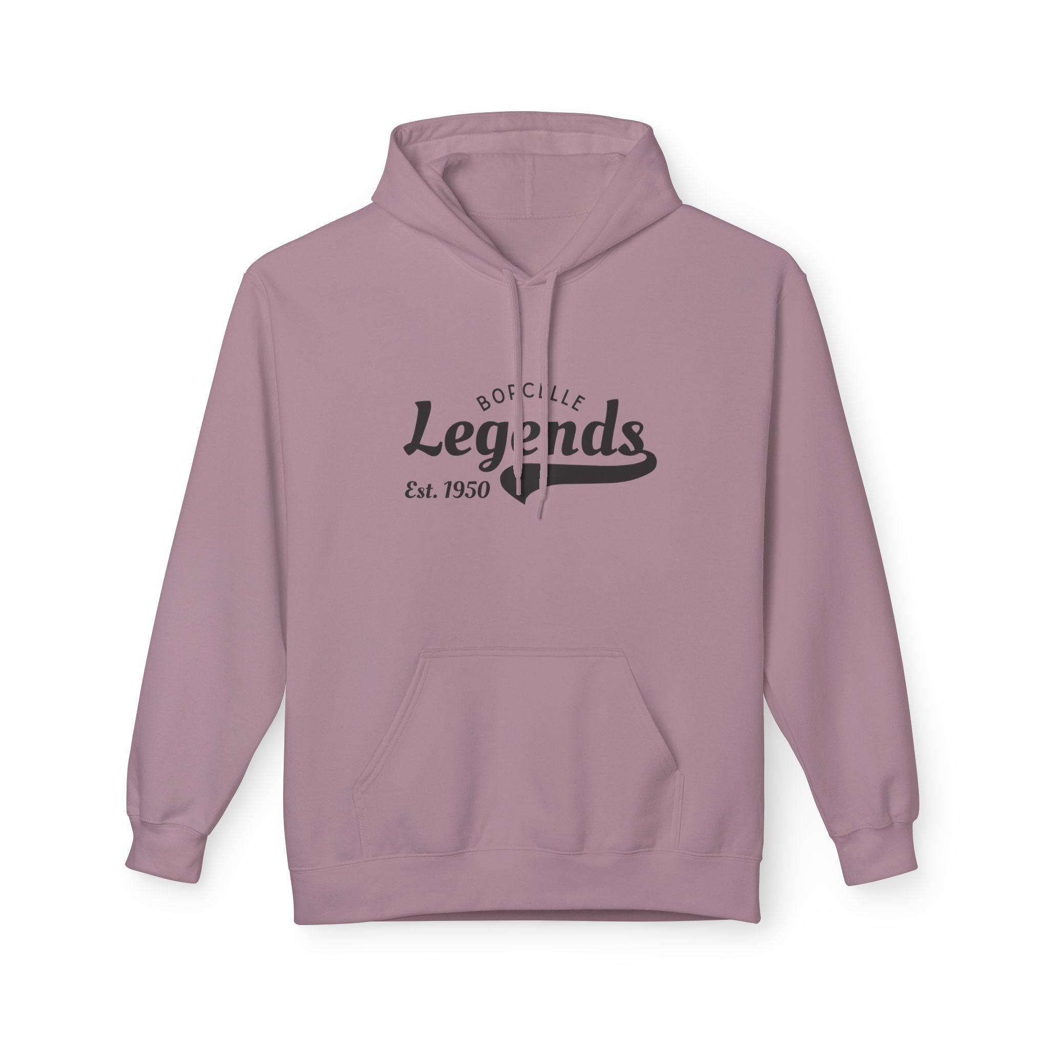 Retro Legends Fleece Hoodie, Cozy Unisex Sweatshirt, Perfect Gift for Sports Lovers, Casual Wear, Est. 1950