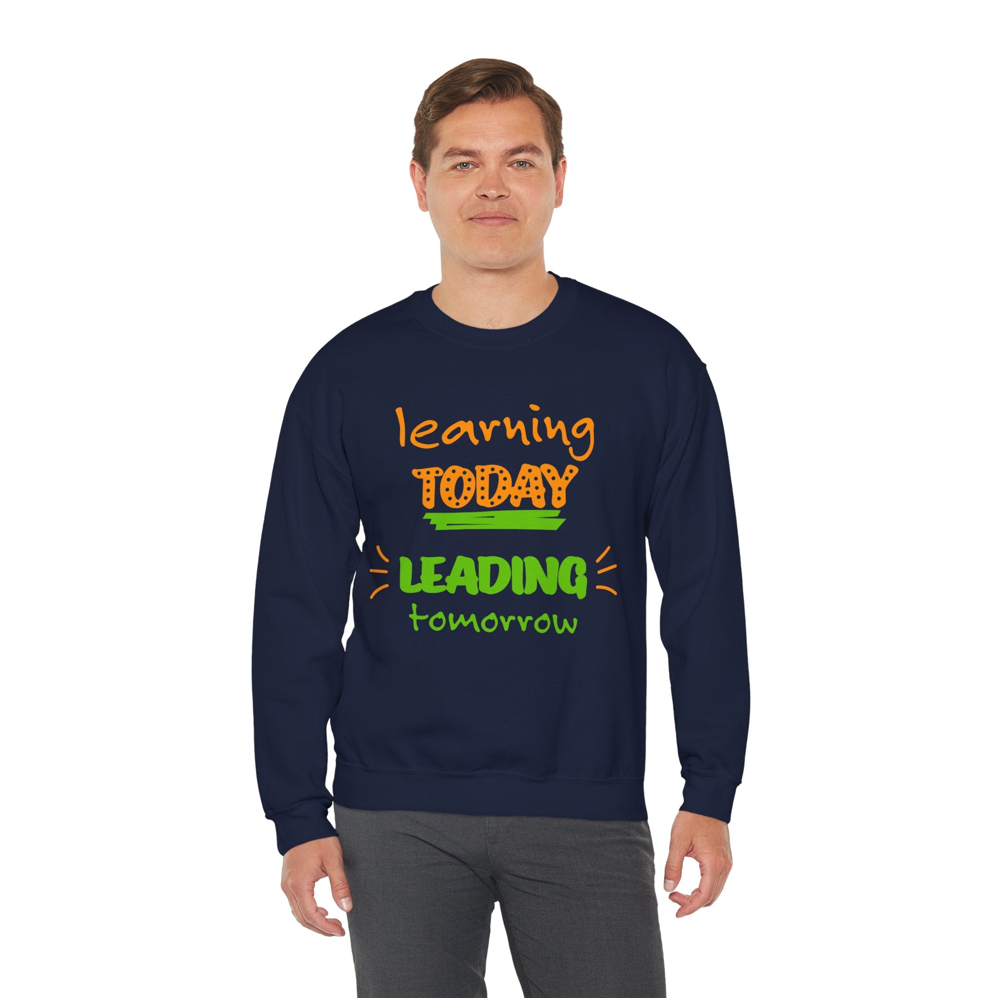 Inspirational Learning Sweatshirt, Motivational Crewneck, Education Apparel, Teacher Gift, Back to School Fashion
