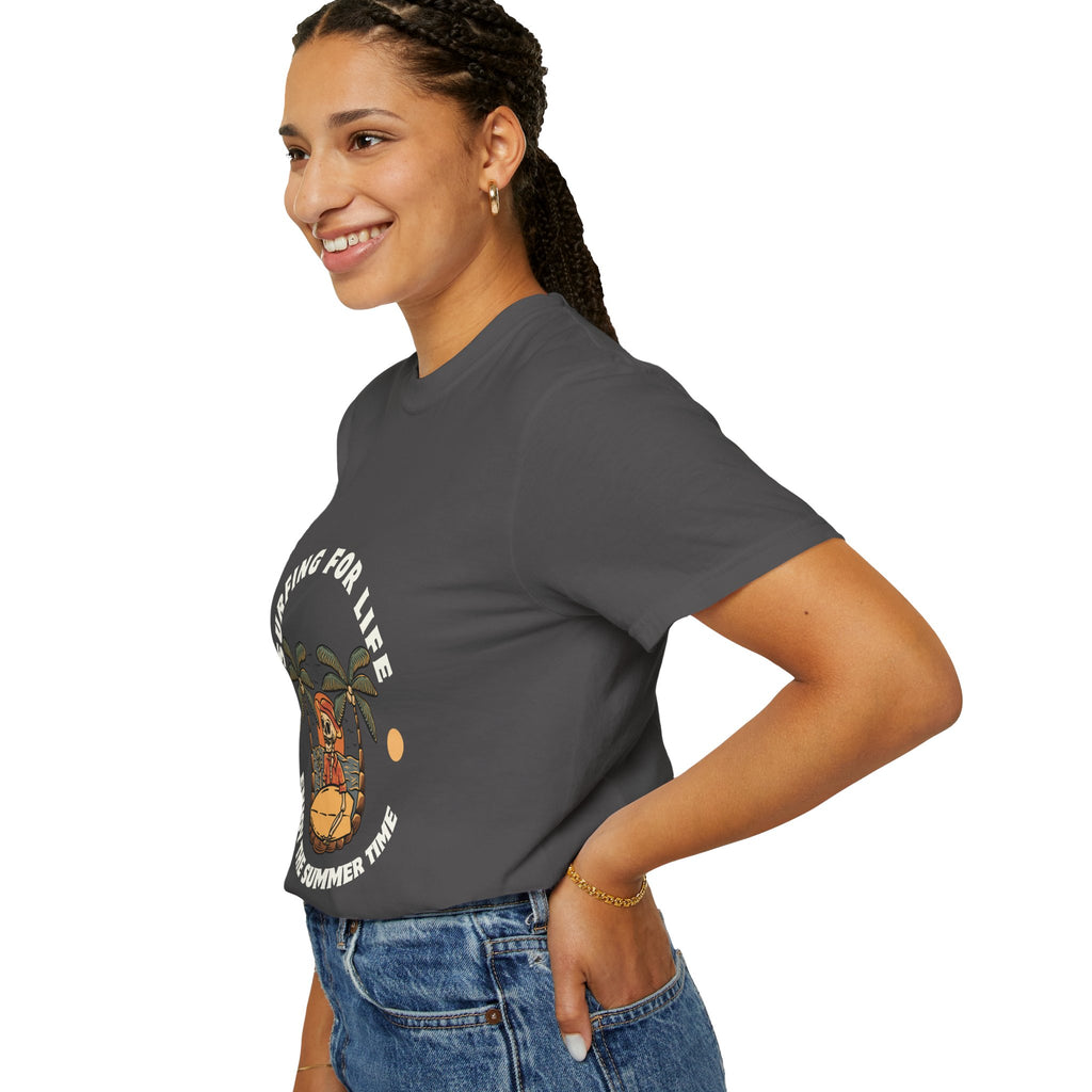 Surfing for Life T-Shirt | Vintage Summer Vibe Tee | Perfect for Beach Days, Surf Lovers, Summer Parties, Adventure Seekers