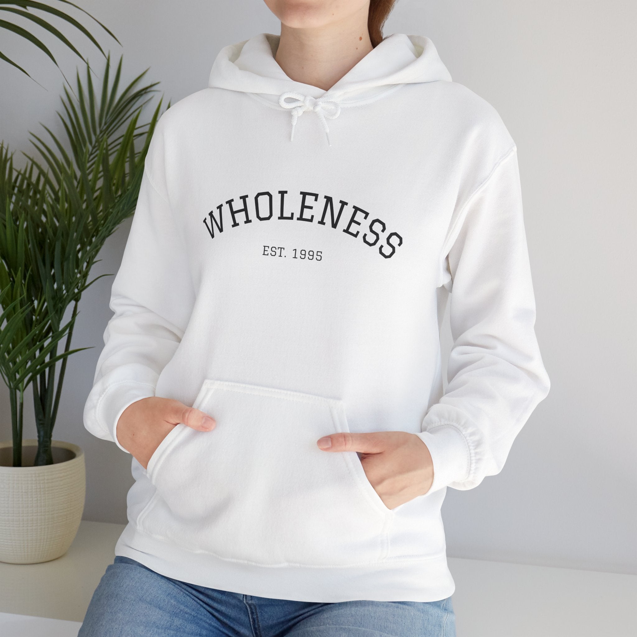 Wholeness Hoodie - Unisex Heavy Blend Sweatshirt, Cozy Gift, Minimalist Style, Self-Care Apparel, Everyday Comfort