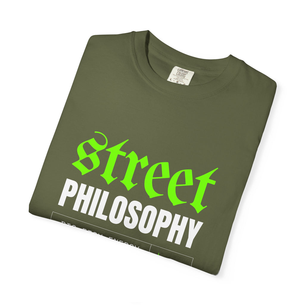 Street Philosophy Unisex Garment-Dyed T-shirt - Trendy Graphic Tee for Fashion Lovers, Streetwear, Casualwear, Gift for Friends, [...]