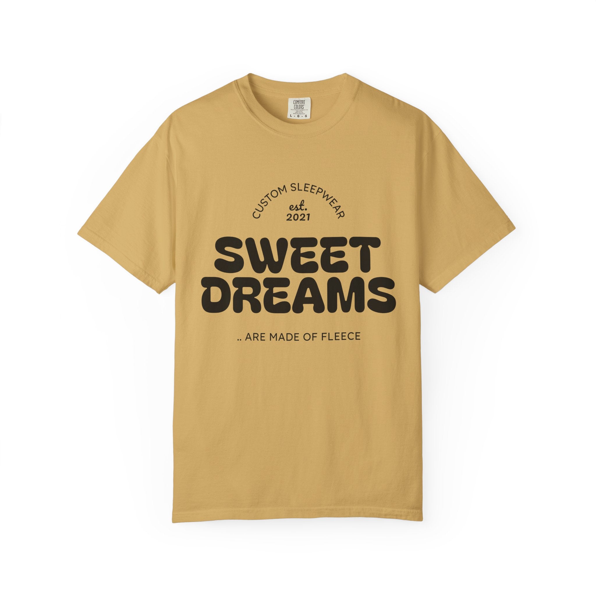 Custom Sweet Dreams T-Shirt, Unisex Sleepwear, Relaxed Fit Tee, Cozy Gift for Sleep Lovers, Lounge Wear, Dreamy Apparel
