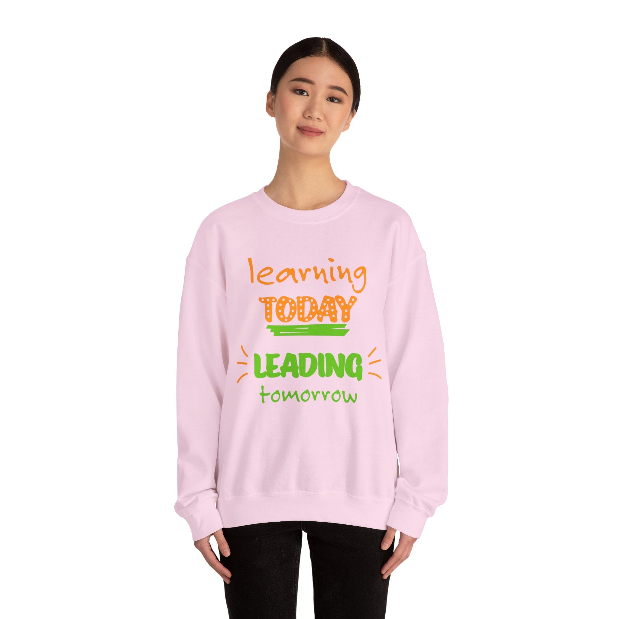 Inspirational Learning Sweatshirt, Motivational Crewneck, Education Apparel, Teacher Gift, Back to School Fashion