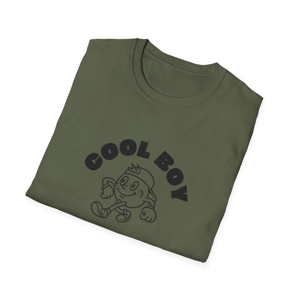 Cool Boy Graphic Tee — Retro Cartoon Design
