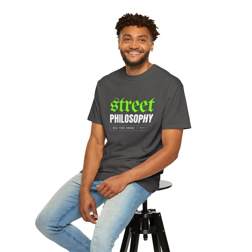 Street Philosophy Unisex Garment-Dyed T-shirt - Trendy Graphic Tee for Fashion Lovers, Streetwear, Casualwear, Gift for Friends, [...]