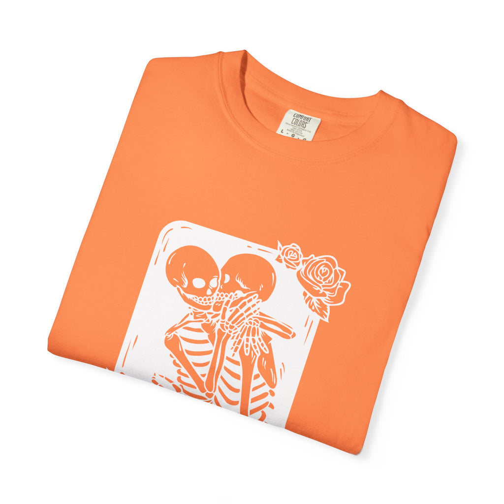 Forever Friends Skeleton T-shirt, Casual Unisex Tee, Halloween Style, Comfortable Wear, Gift for Friends
