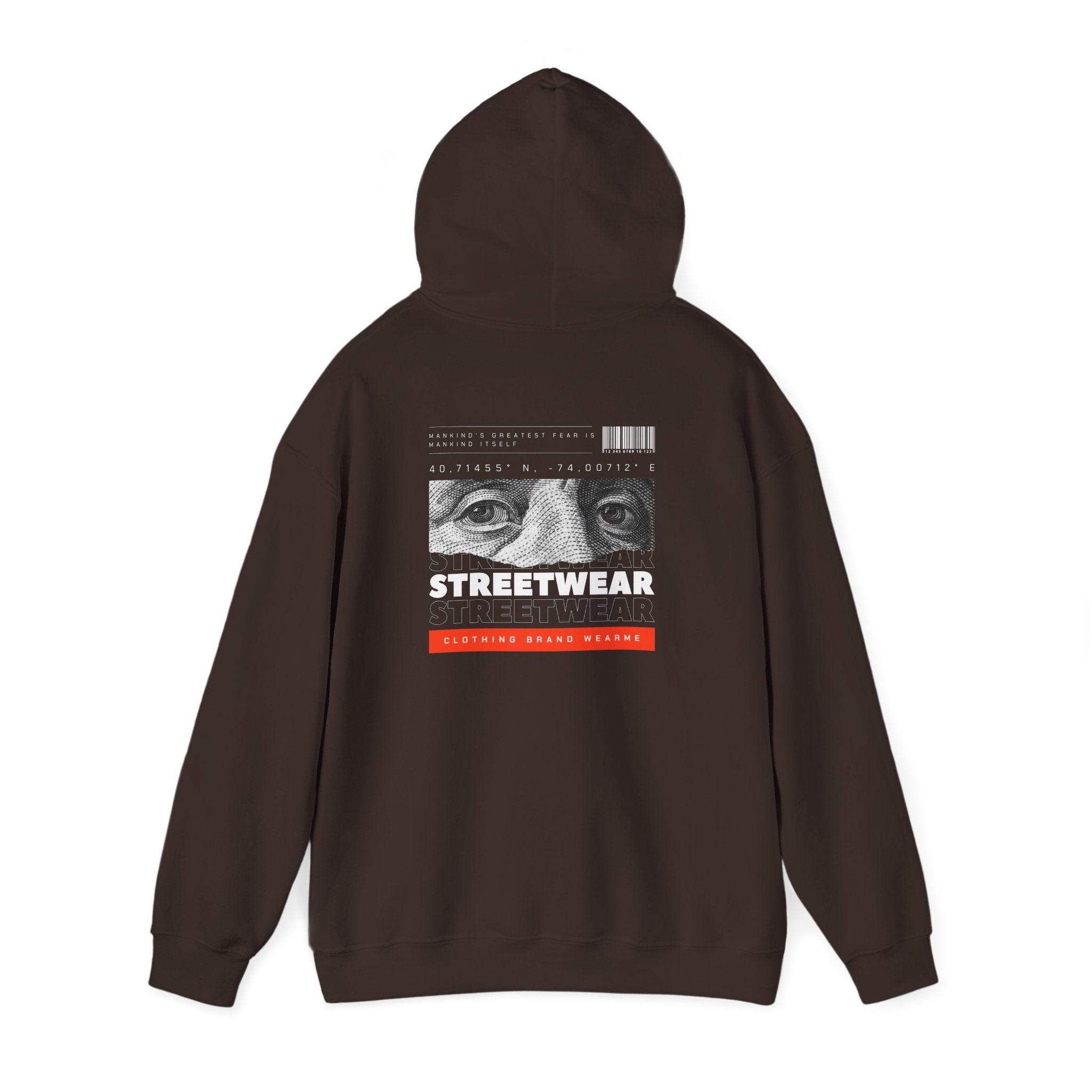 Urban Streetwear Hoodie, Unisex Heavy Blend Sweatshirt, Graphic Pullover, Street Fashion, Casual Wear, Holiday Gift, Cool Outfit