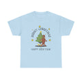 Christmas Gingerbread Tree Tee - "Merry Christmas, Happy New Year" Holiday Shirt