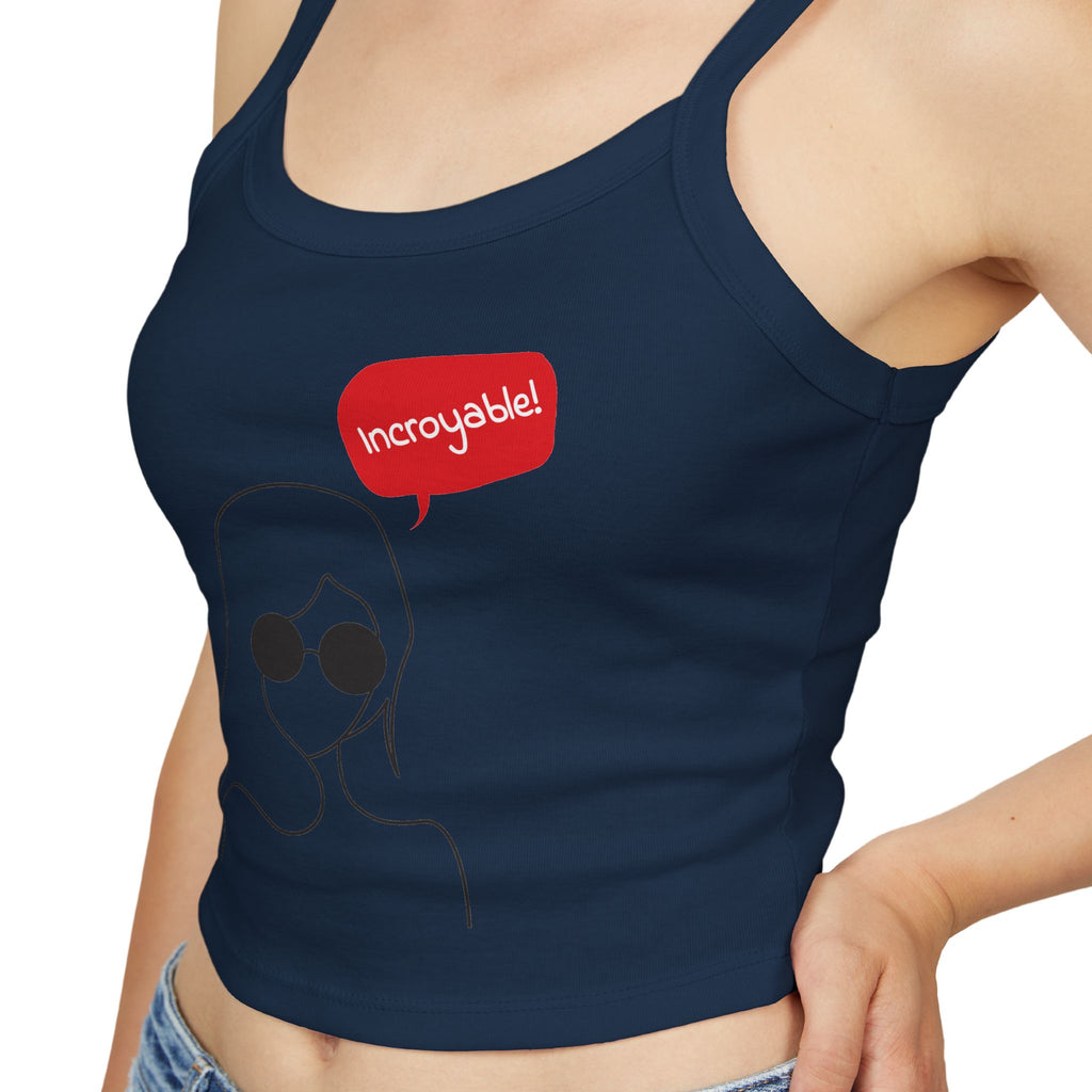 Chic Women's Spaghetti Strap Tank Top - Trendy Summer Apparel, Perfect Gift, Casual Wear, Festival Outfit, Vacation Style