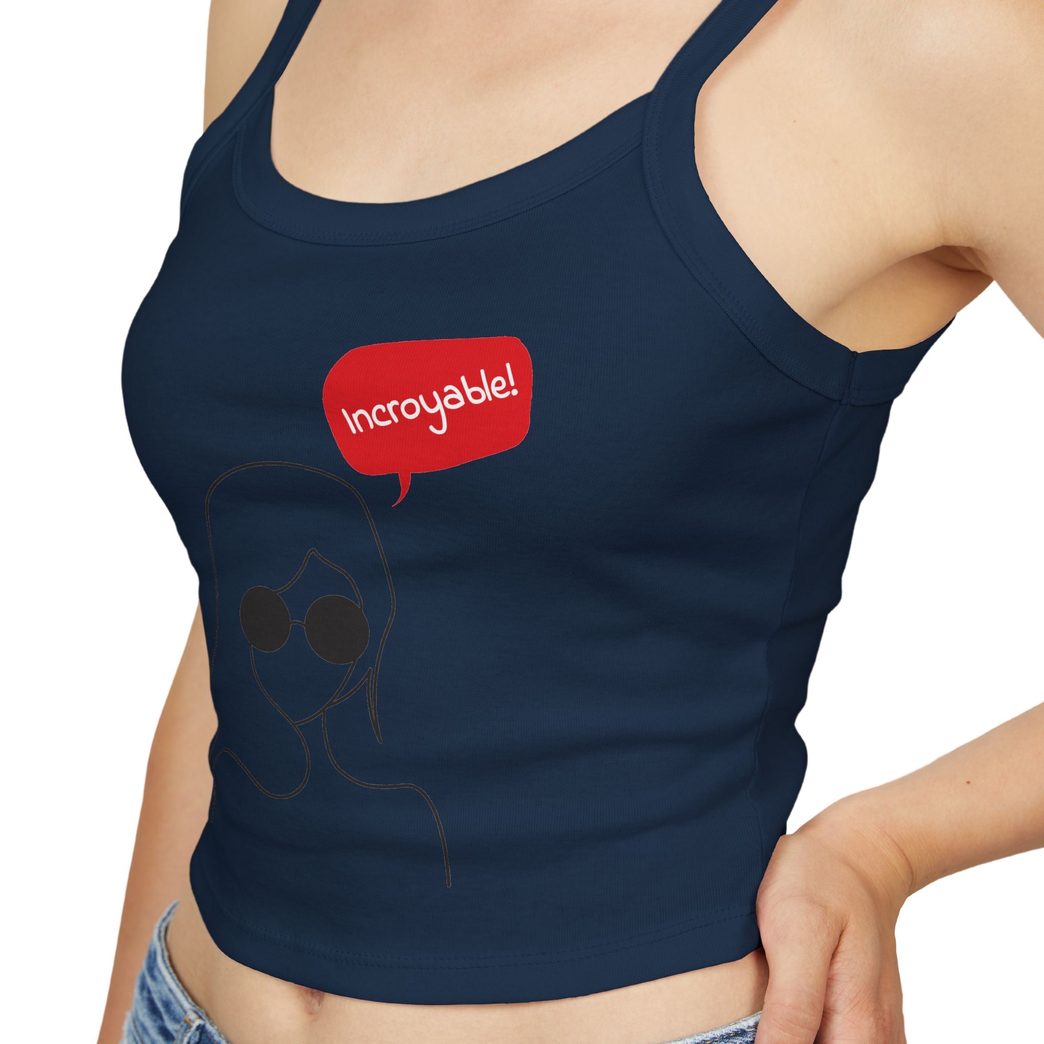 Chic Women's Spaghetti Strap Tank Top - Trendy Summer Apparel, Perfect Gift, Casual Wear, Festival Outfit, Vacation Style