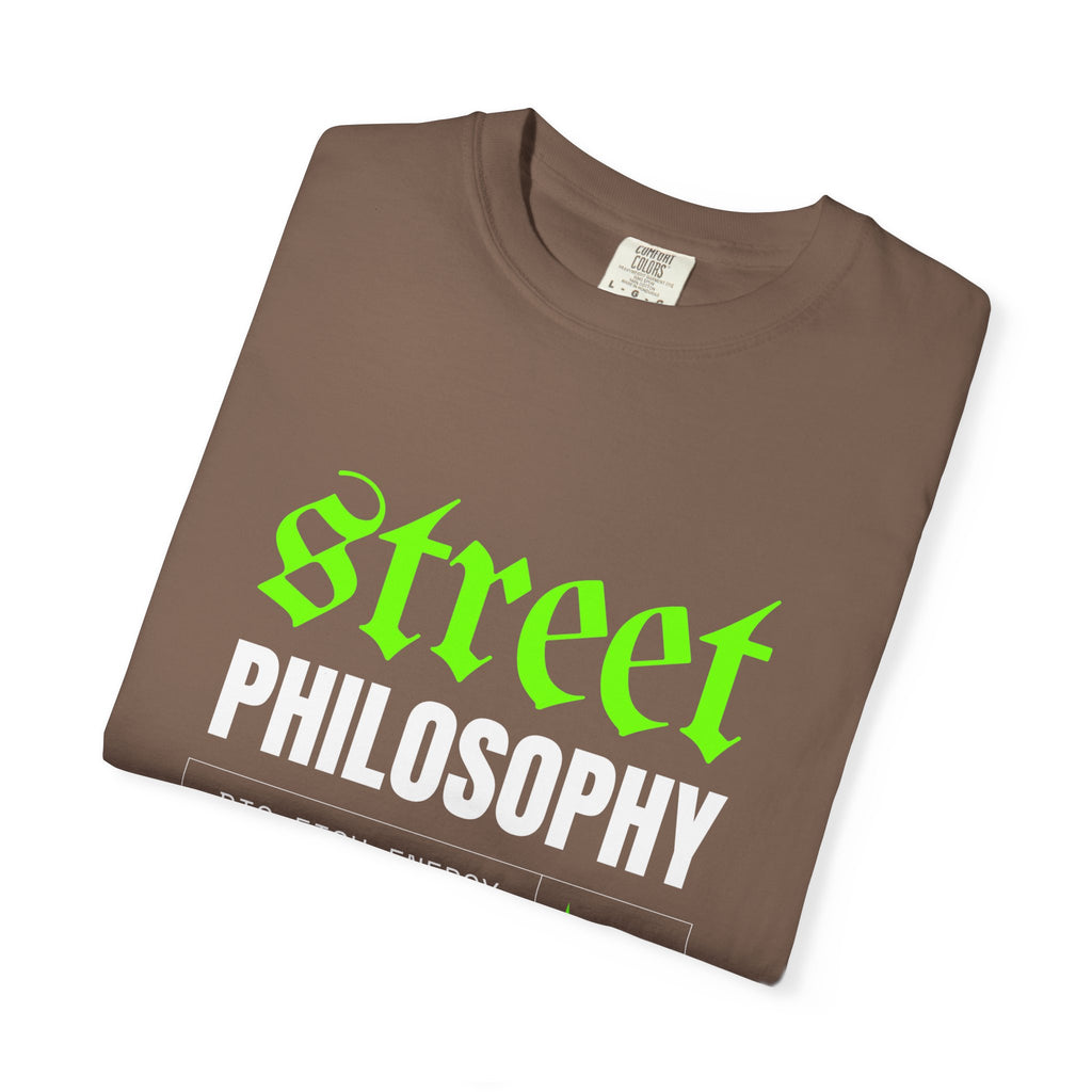 Street Philosophy Unisex Garment-Dyed T-shirt - Trendy Graphic Tee for Fashion Lovers, Streetwear, Casualwear, Gift for Friends, [...]