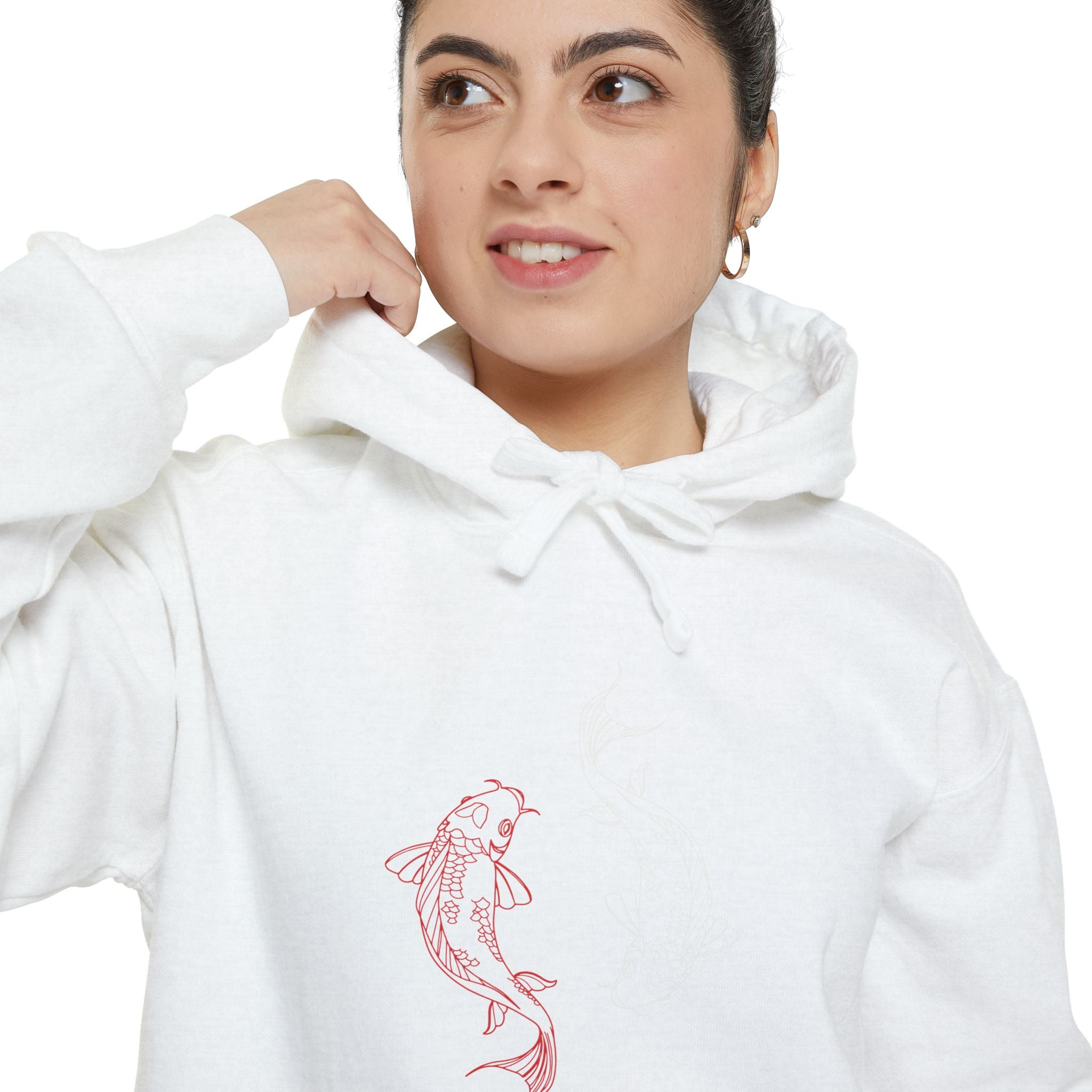 Charming Mermaid Garment-Dyed Hoodie - Cozy Unisex Fashion for Beach Lovers, Casual Wear, Gift Ideas for Ocean Lovers, Summer Chill