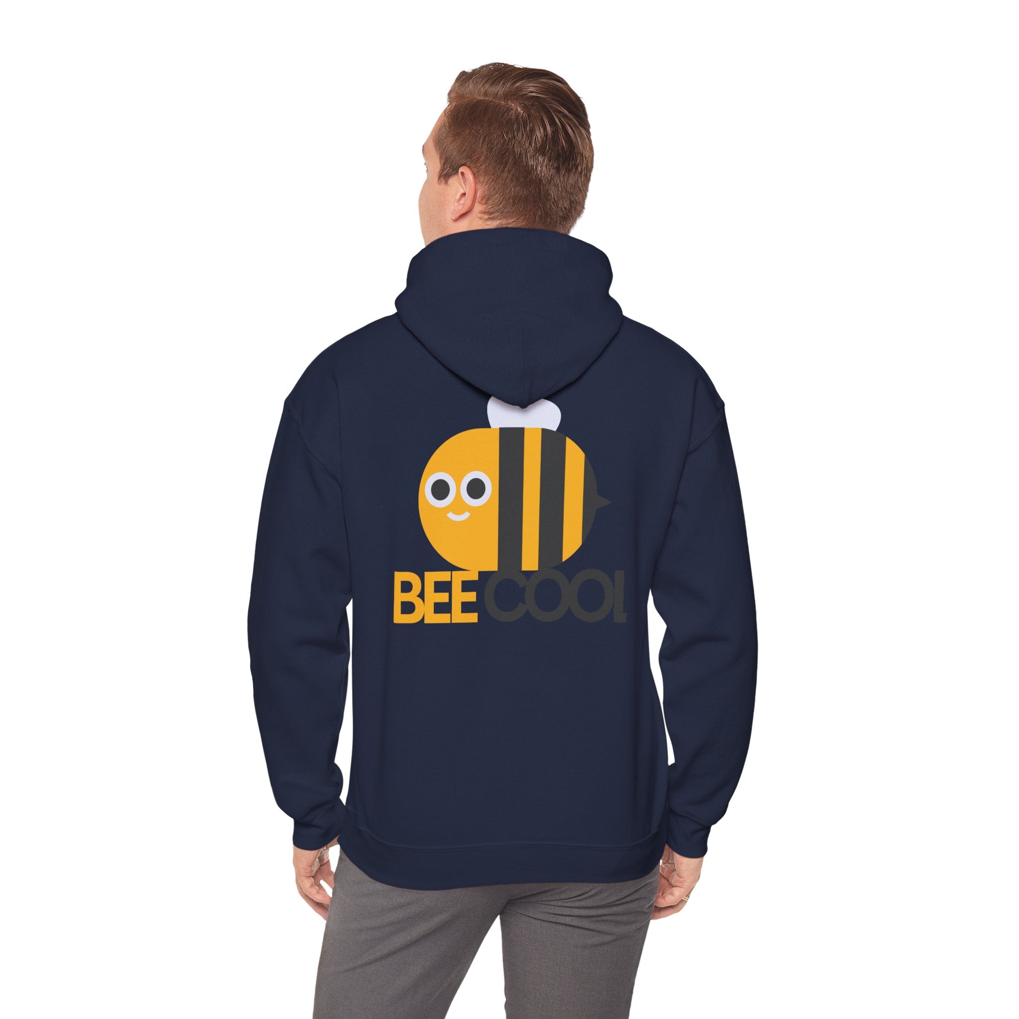 Bee Cool Unisex Heavy Blend Hoodie - Cute Bee Sweatshirt, Gift for Bee Lovers, Cozy Hoodie for All Seasons, Funny Gift for Nature [...]