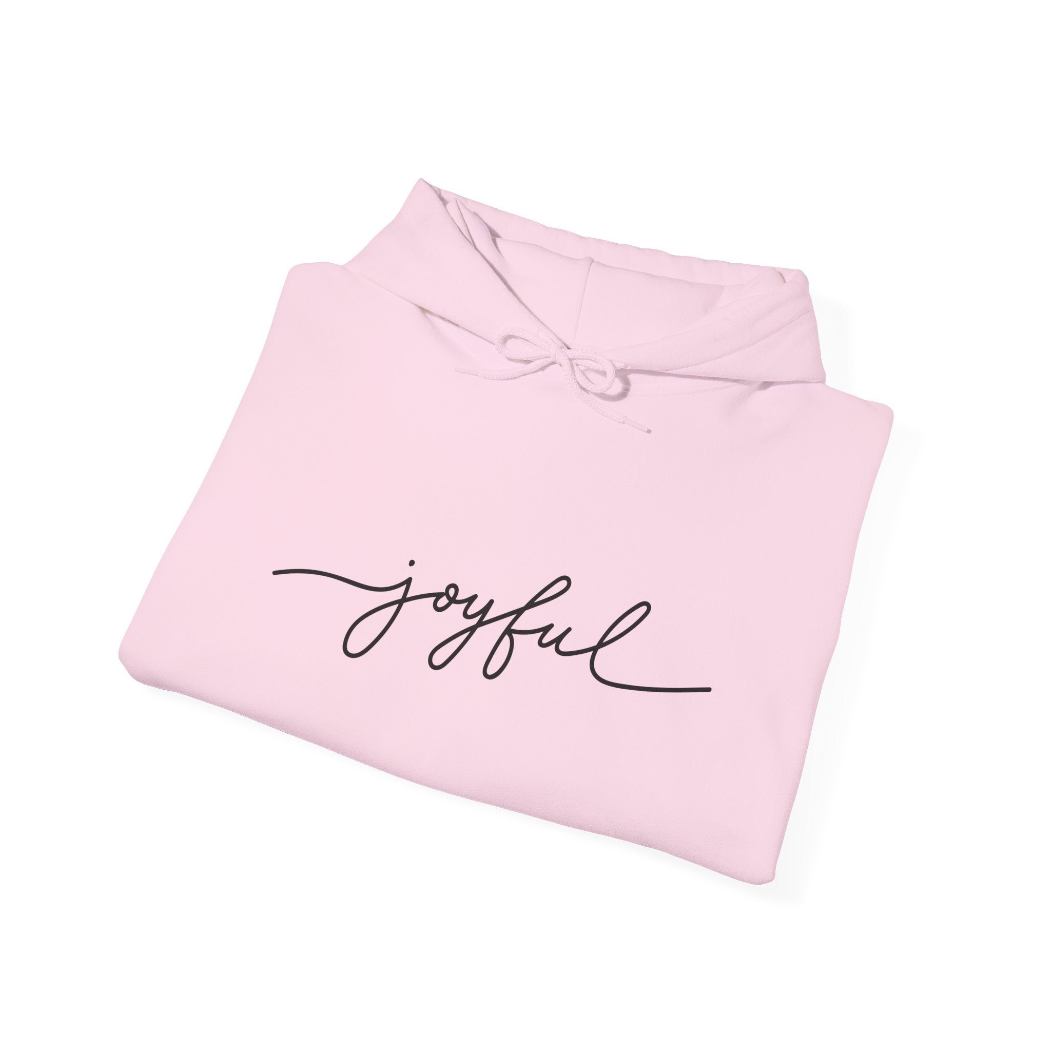 Joyful Hoodie for Comfort and Cheer, Unisex Sweatshirt for Gifts, Everyday Wear, Cozy Handmade Apparel, Celebration Outfit, Relaxed Style