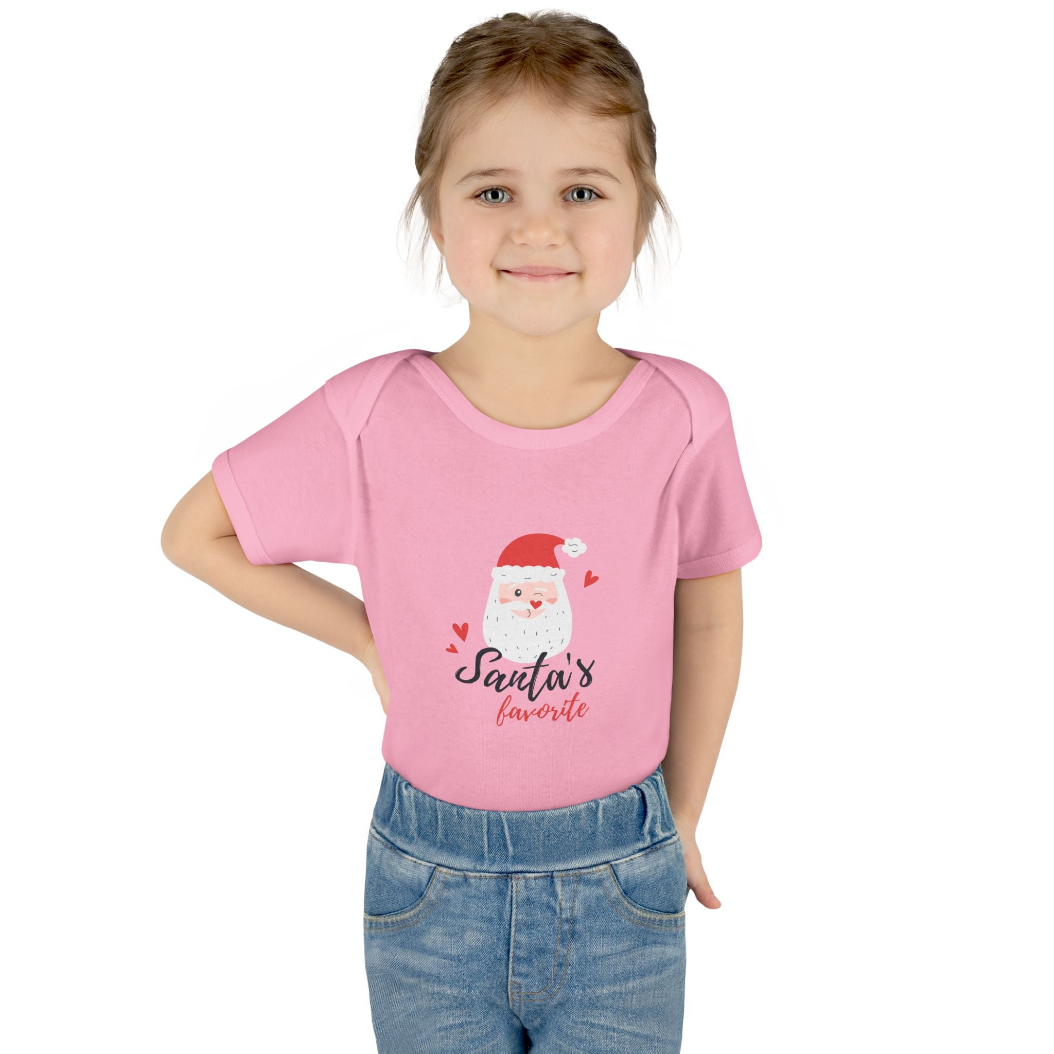 Infant Onesie - "Santa's Favorite" Cute Baby Christmas Bodysuit