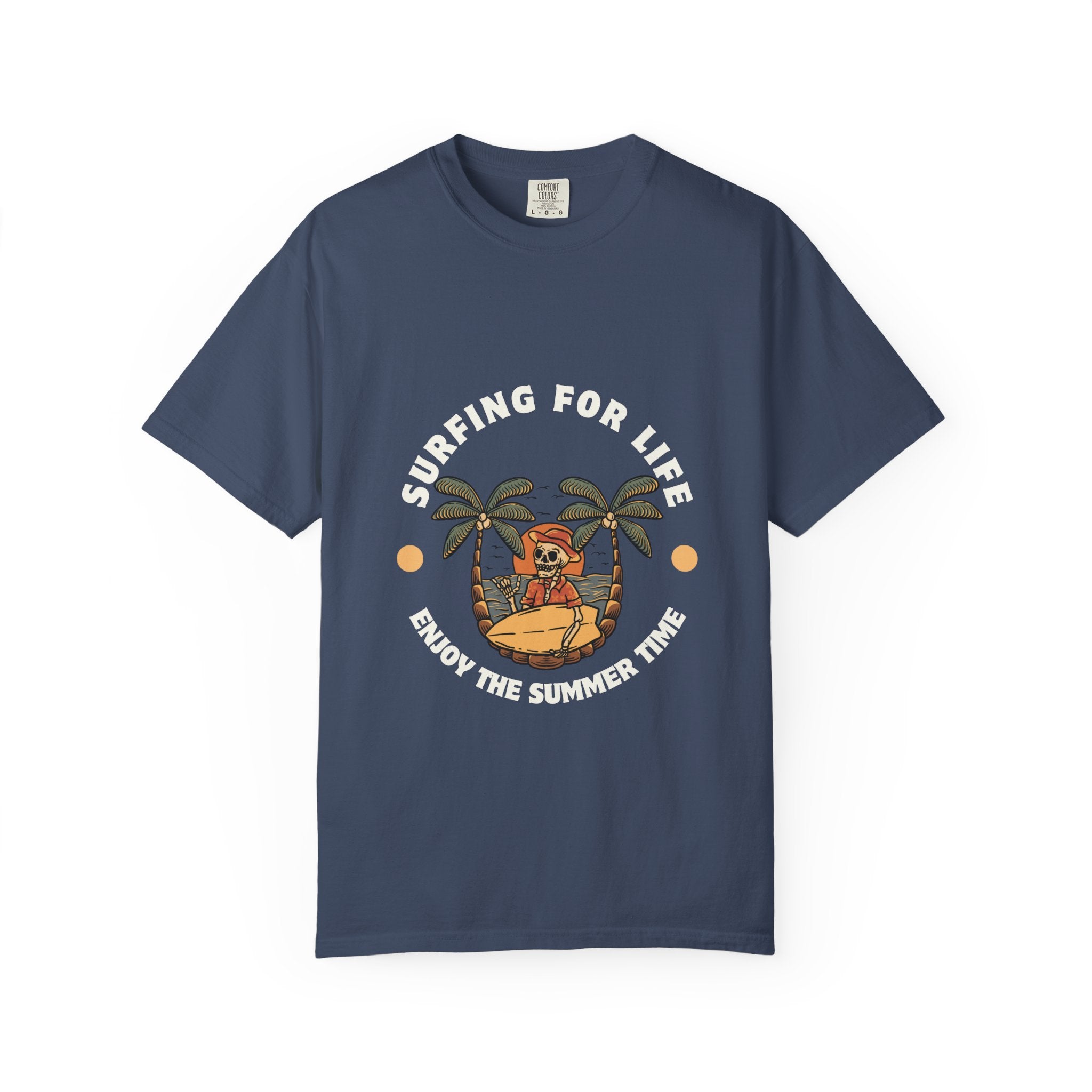 Surfing for Life T-Shirt | Vintage Summer Vibe Tee | Perfect for Beach Days, Surf Lovers, Summer Parties, Adventure Seekers