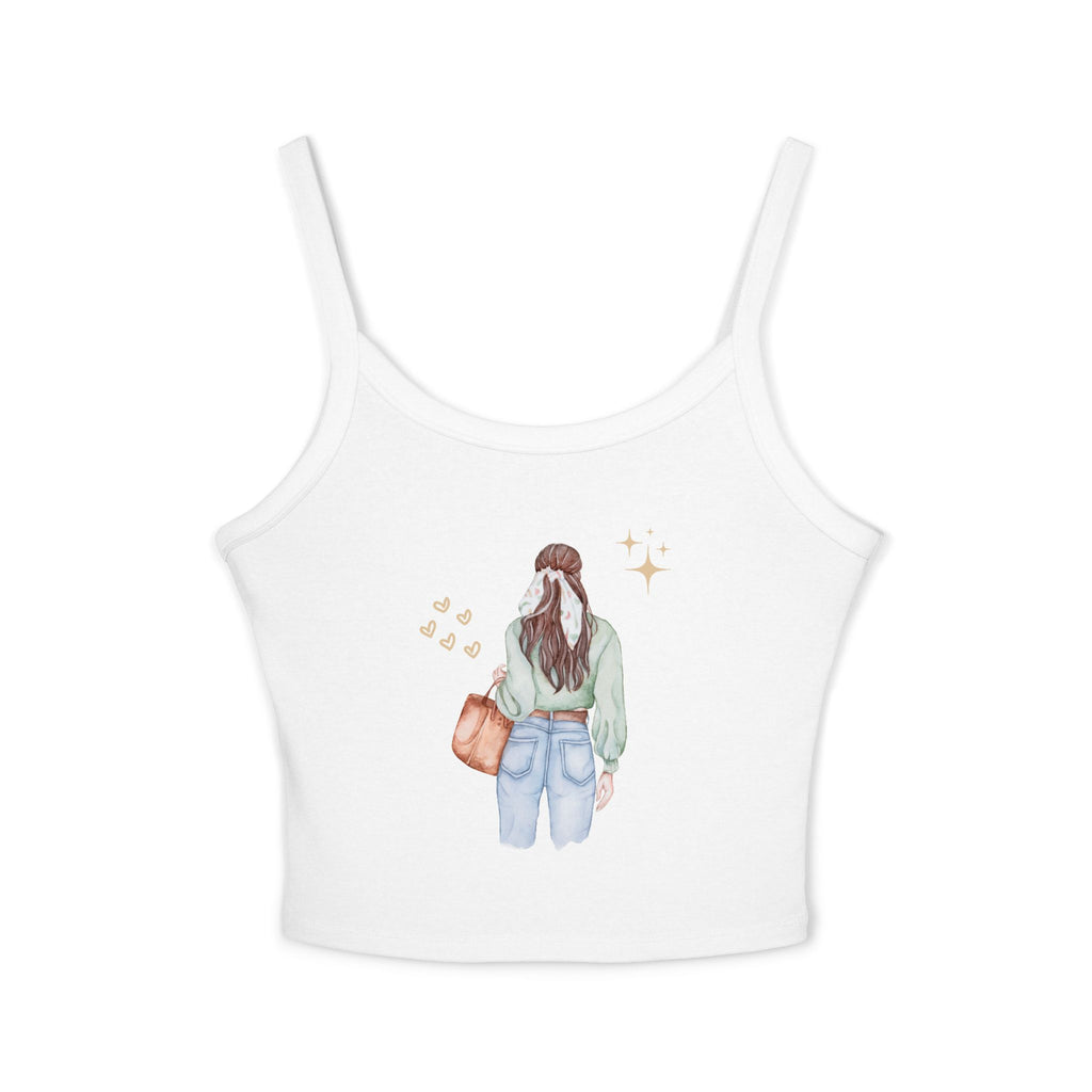 Trendy Women's Spaghetti Strap Tank Top with Cute Back Design, Casual Summer Top, Perfect for Beach Days, Festivals, and Everyday [...]