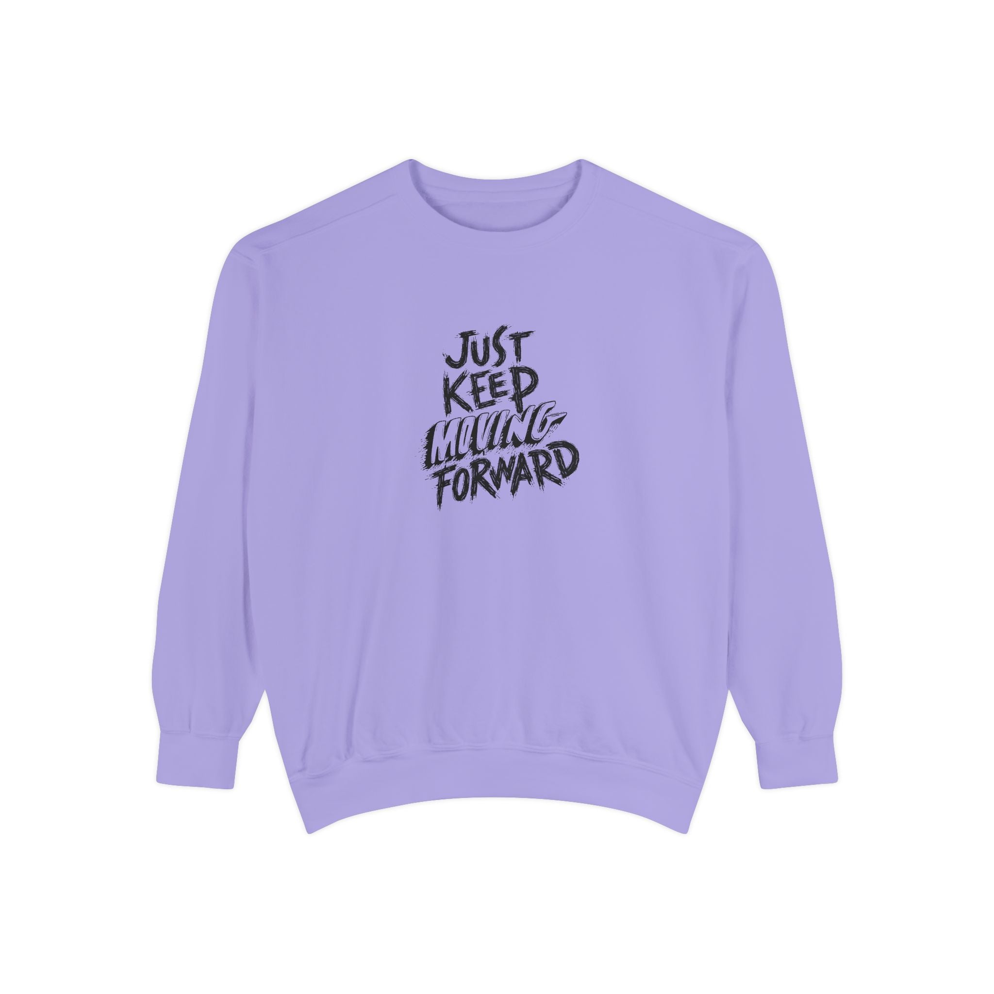 Motivational Sweatshirt - Just Keep Moving Forward, Unisex Garment-Dyed Crewneck, Cozy Gift, Inspirational Apparel, Perfect for Every [...]