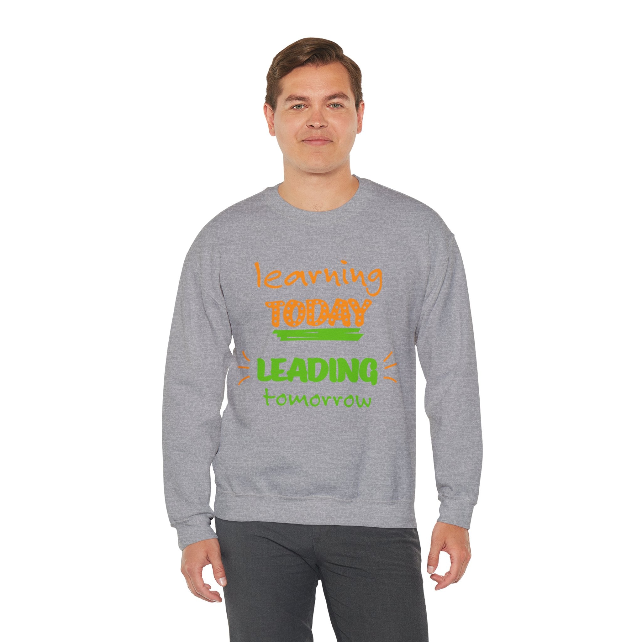 Inspirational Learning Sweatshirt, Motivational Crewneck, Education Apparel, Teacher Gift, Back to School Fashion