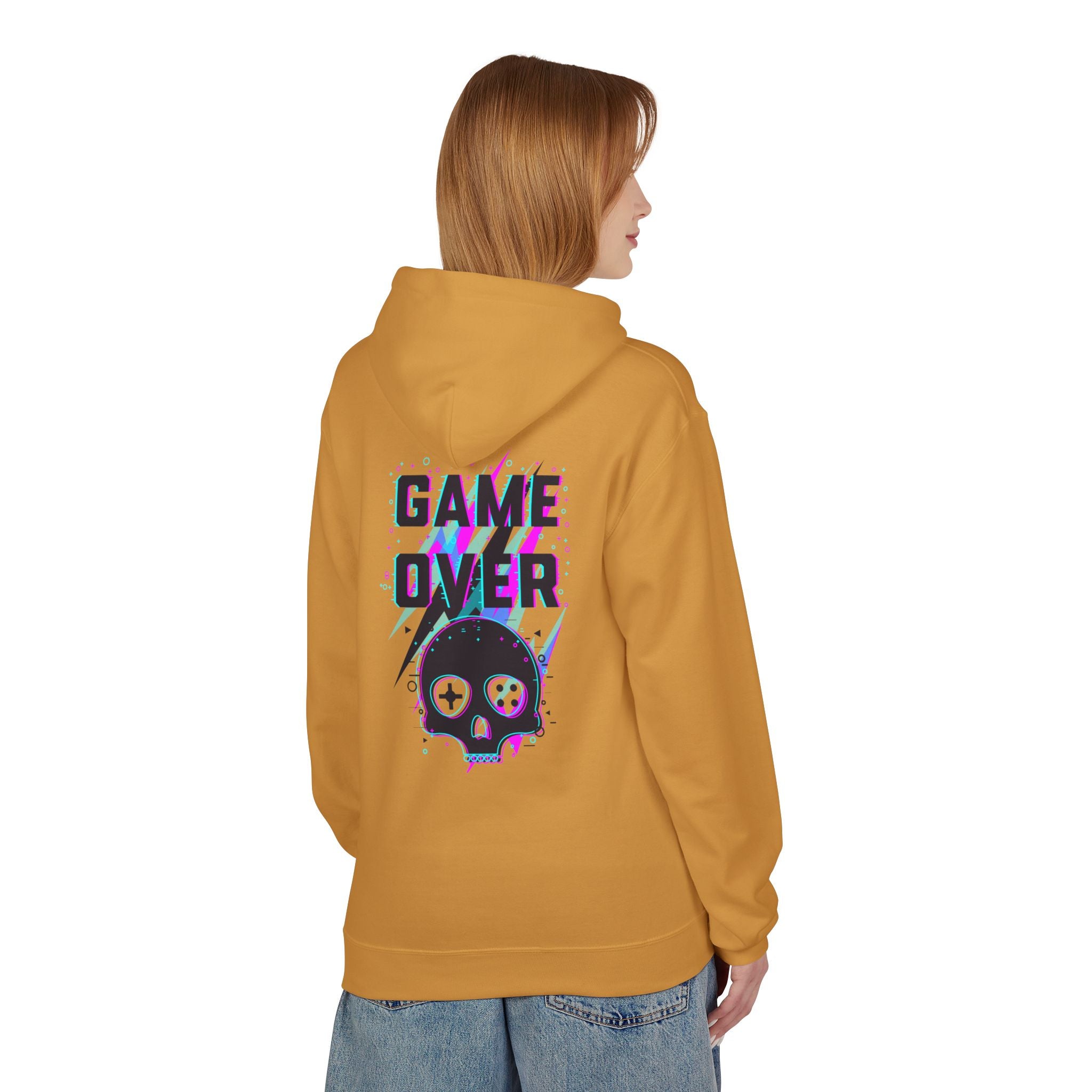 Gaming-Inspired Unisex Hoodie, Perfect for Gamers, Casual Wear, Gifts for Him/Her, Halloween, Birthday, College