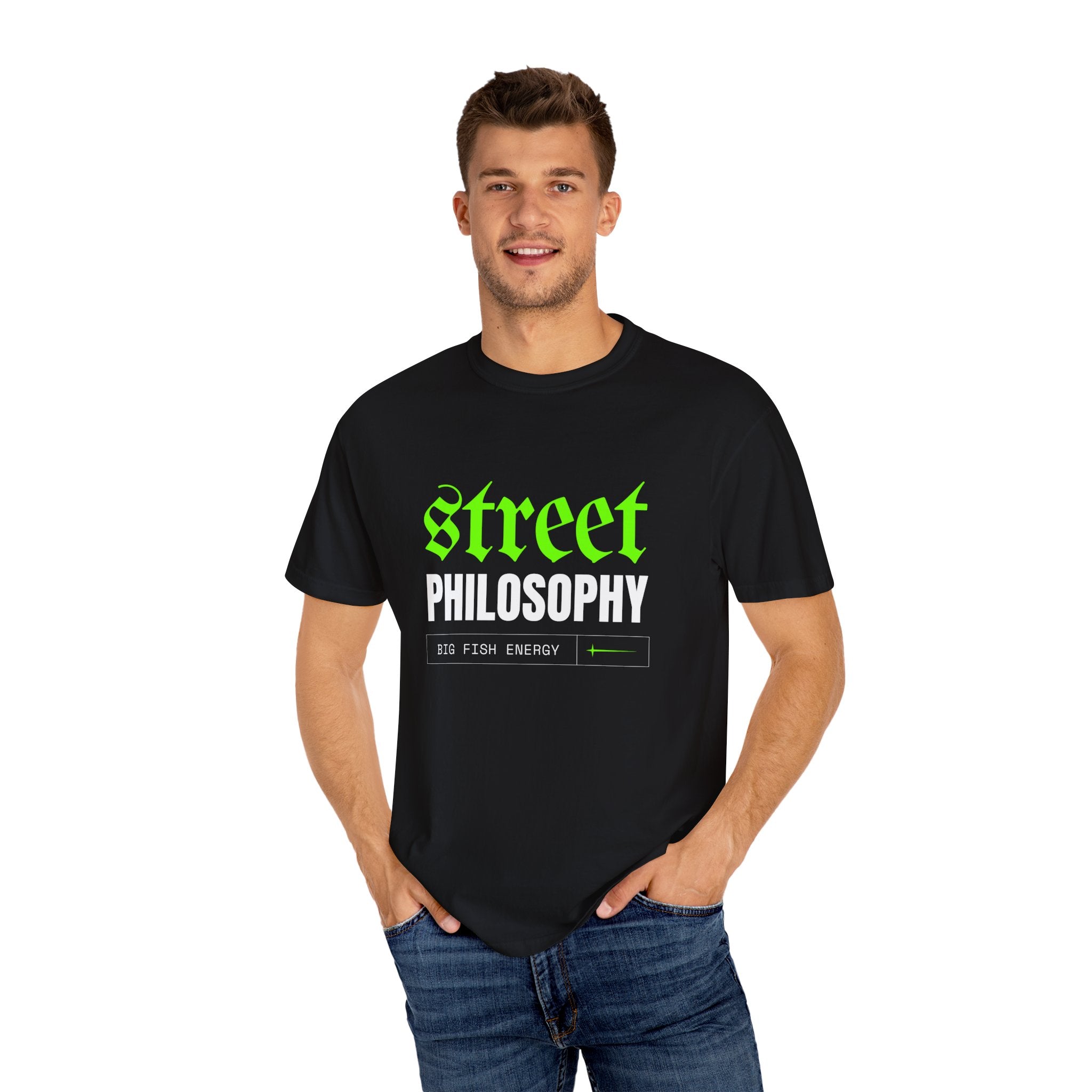 Street Philosophy Unisex Garment-Dyed T-shirt - Trendy Graphic Tee for Fashion Lovers, Streetwear, Casualwear, Gift for Friends, [...]