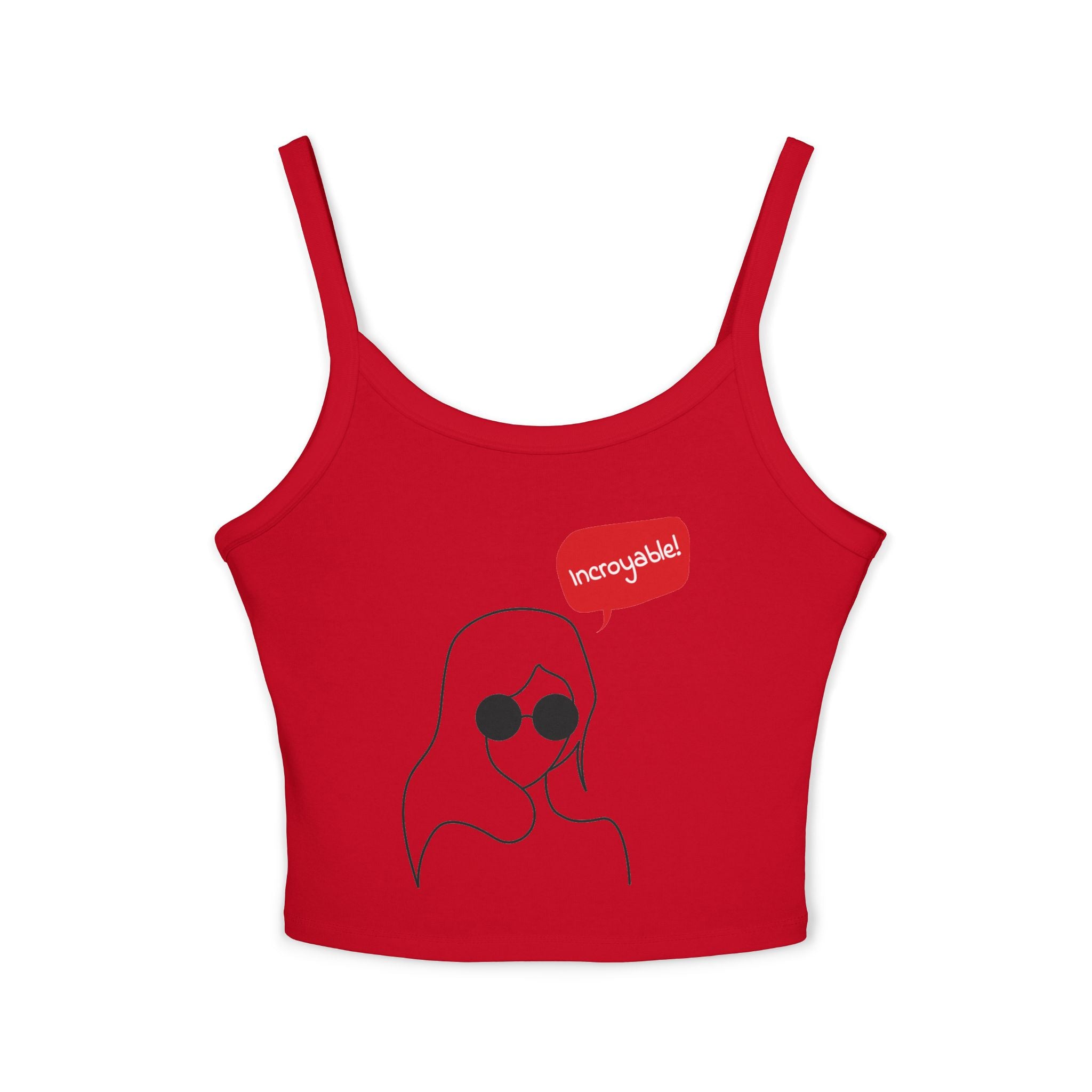 Chic Women's Spaghetti Strap Tank Top - Trendy Summer Apparel, Perfect Gift, Casual Wear, Festival Outfit, Vacation Style