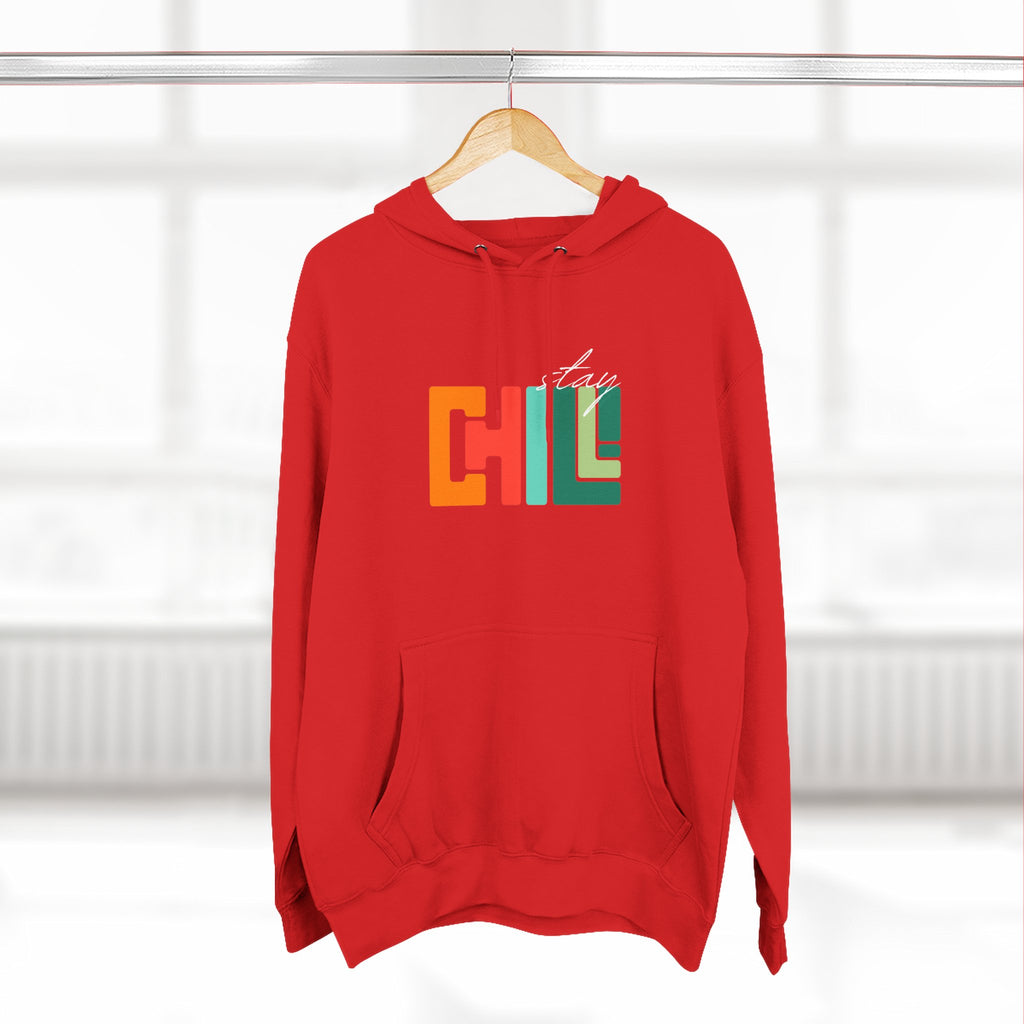 Chill Vibes Three-Panel Fleece Hoodie | Cozy Sweatshirt for Relaxation, Perfect for Gifts, Fashion, and Casual Wear
