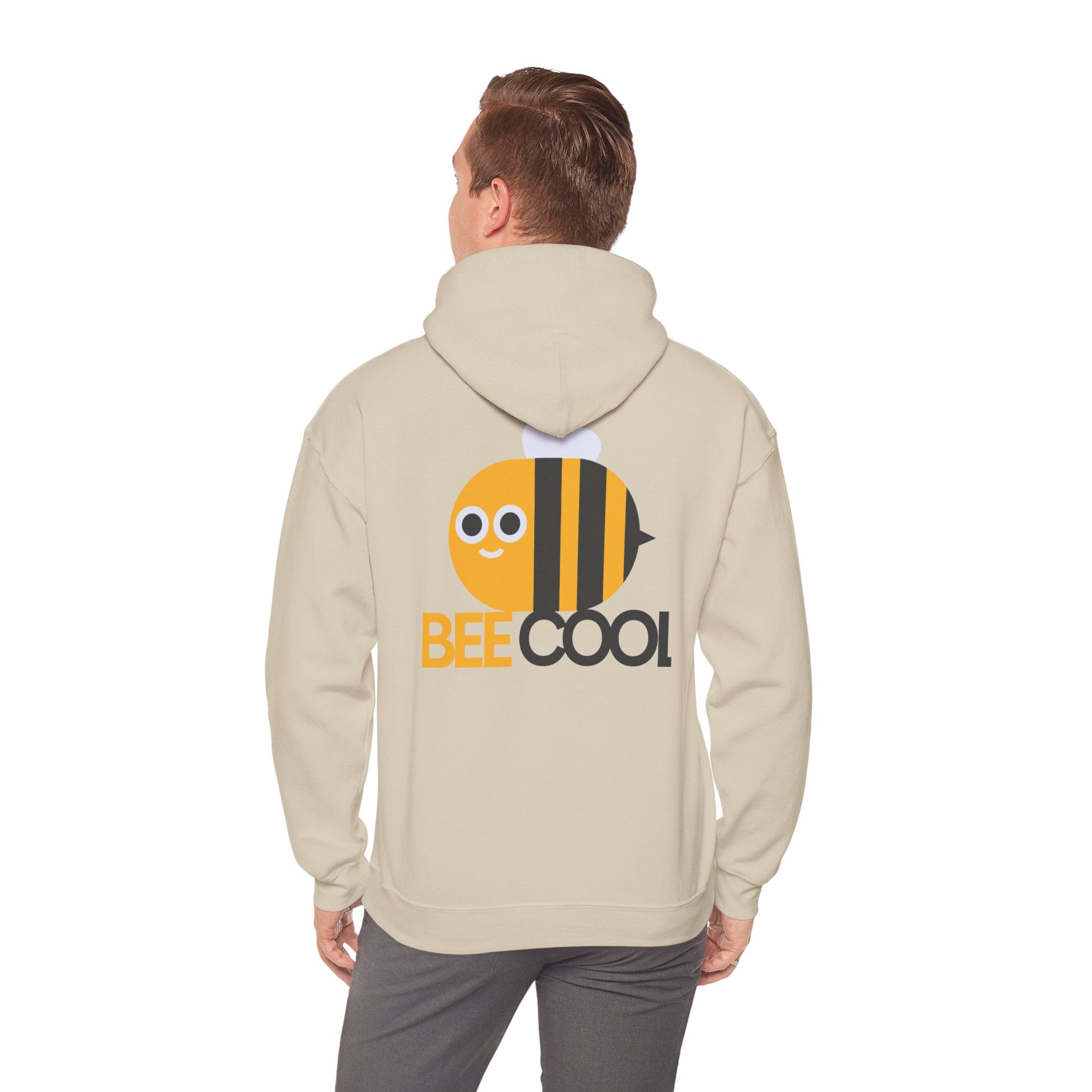 Bee Cool Unisex Heavy Blend Hoodie - Cute Bee Sweatshirt, Gift for Bee Lovers, Cozy Hoodie for All Seasons, Funny Gift for Nature [...]