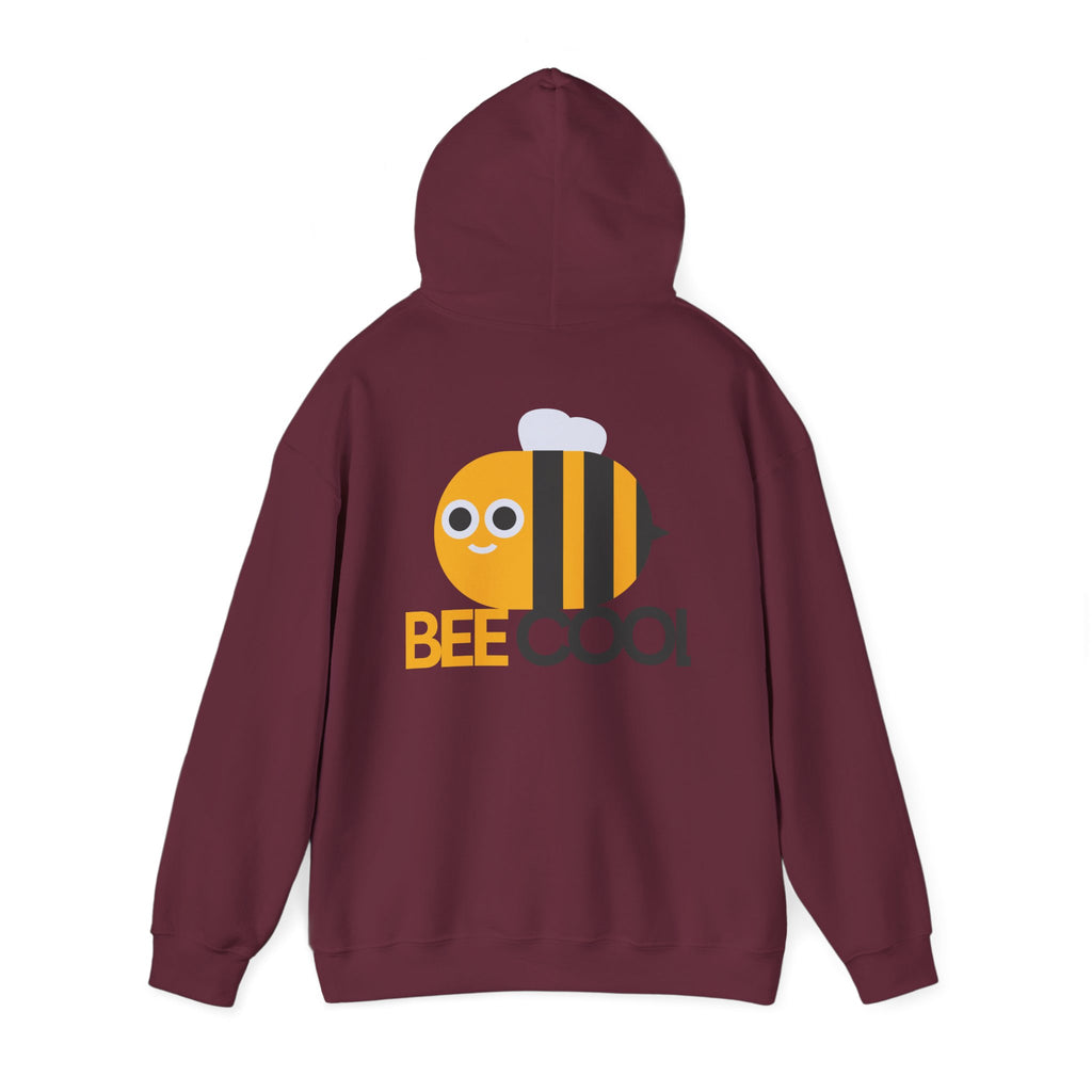 Bee Cool Unisex Heavy Blend Hoodie - Cute Bee Sweatshirt, Gift for Bee Lovers, Cozy Hoodie for All Seasons, Funny Gift for Nature [...]