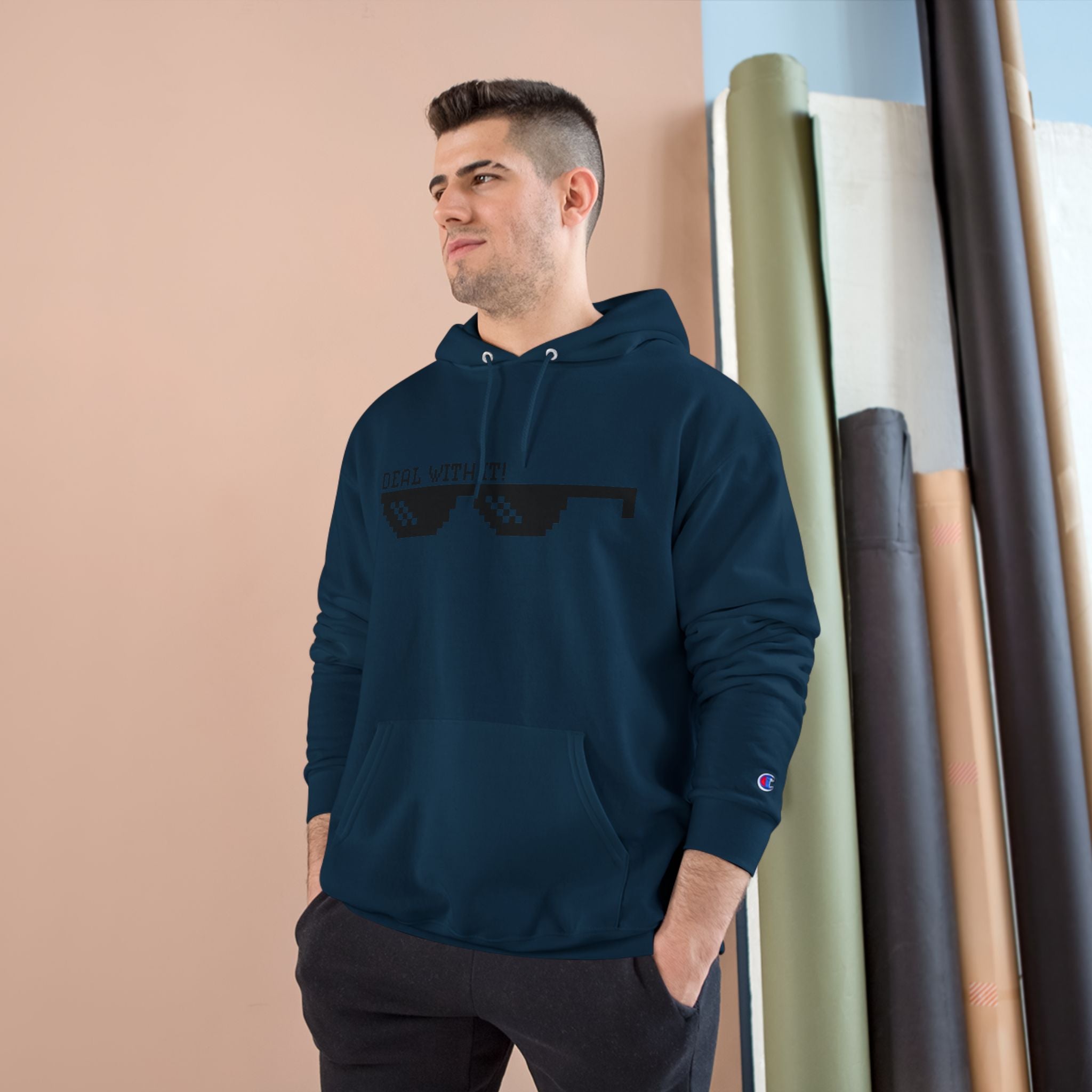 Cool Gamer Hoodie - Deal With It Sweatshirt, Mens Gift, Funny Pullover, Casual Wear, Cool Streetwear