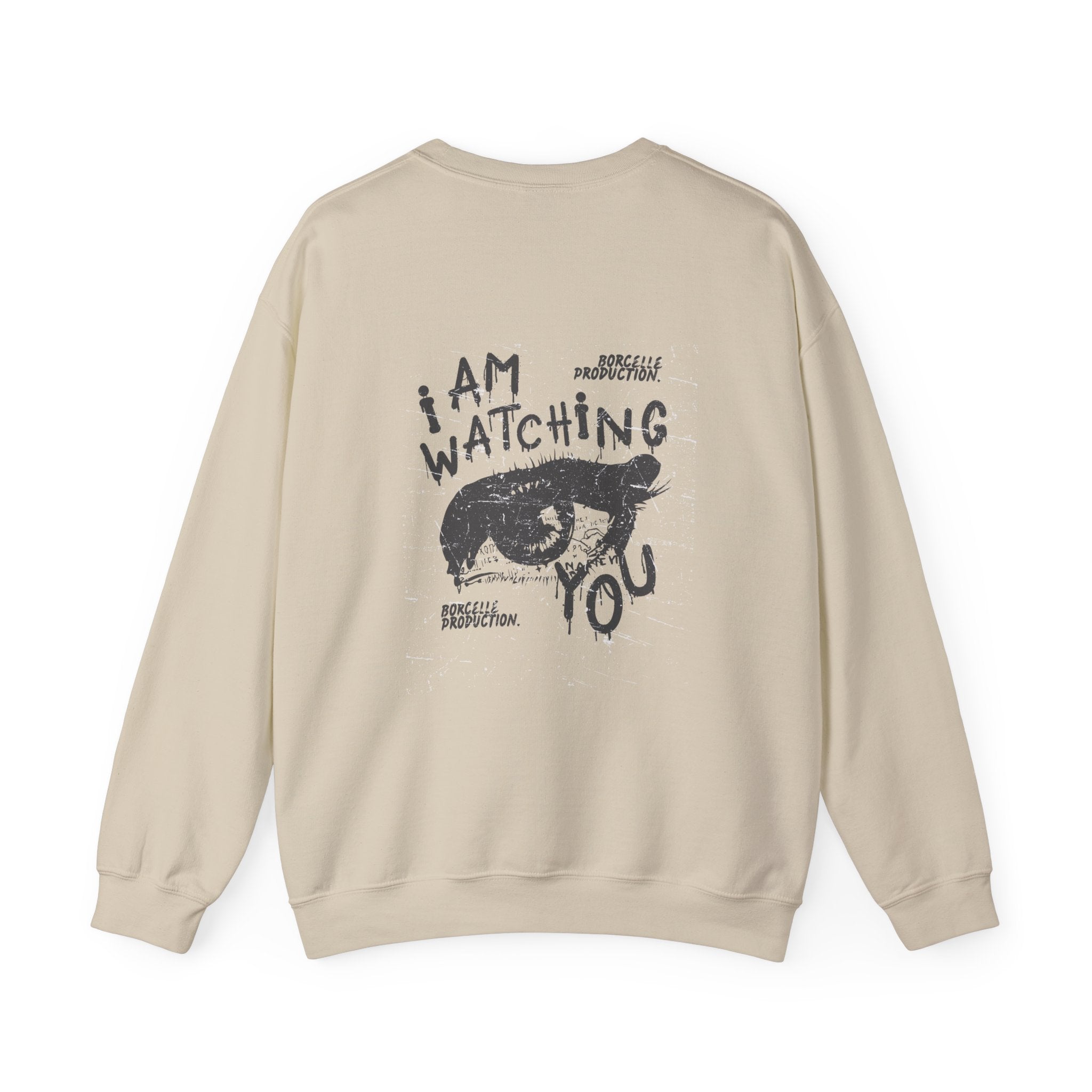 I Am Watching You Sweatshirt, Cozy Unisex Crewneck, Casual Gift, Eye-Catching Design, Trendy Fashion Statement