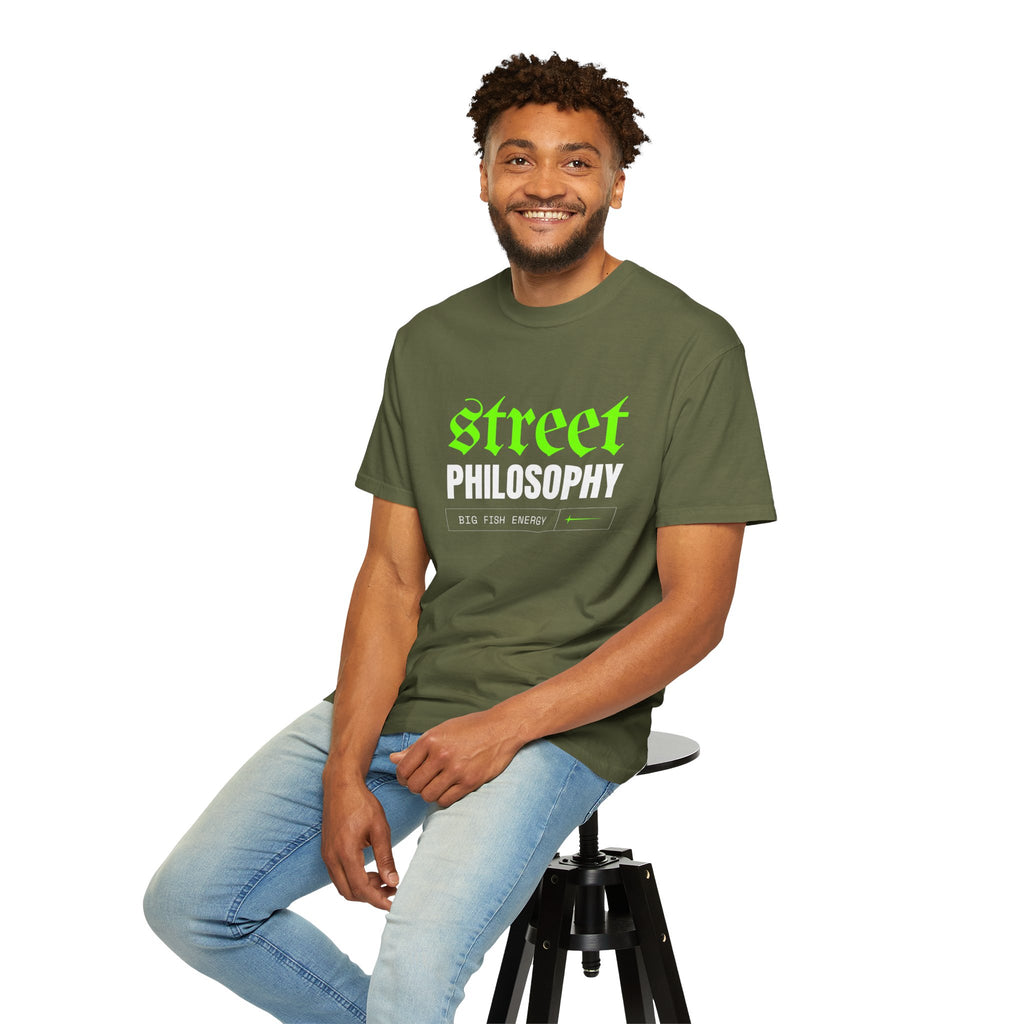 Street Philosophy Unisex Garment-Dyed T-shirt - Trendy Graphic Tee for Fashion Lovers, Streetwear, Casualwear, Gift for Friends, [...]