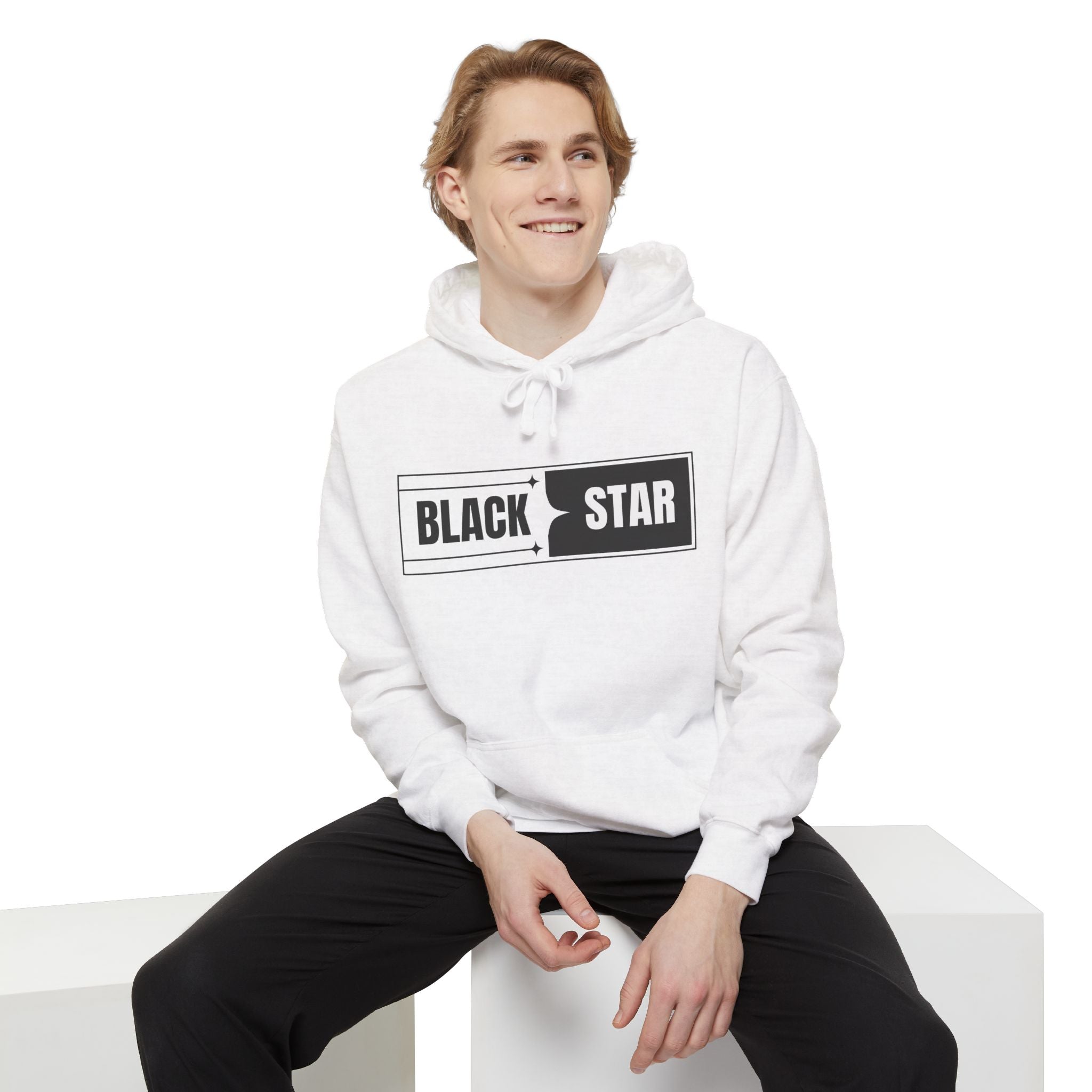 Unisex Garment-Dyed Hoodie with 'BLACK STAR' Design, Cozy Casual Sweatshirt, Everyday Hoodie, Perfect Gift for Birthdays, Relaxed [...]