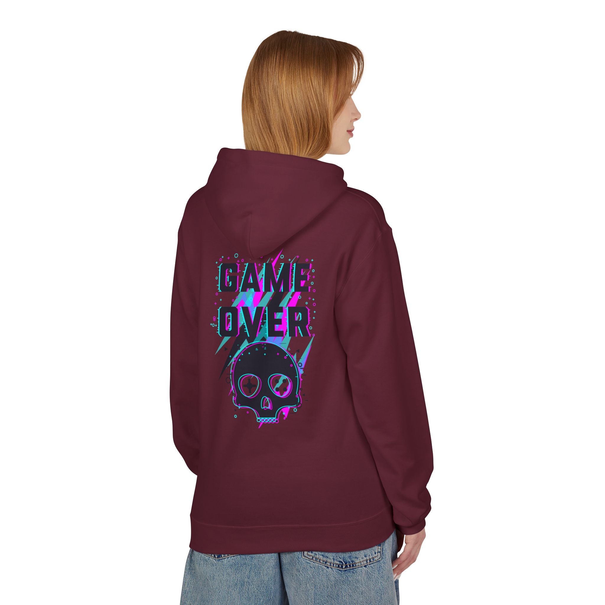 Gaming-Inspired Unisex Hoodie, Perfect for Gamers, Casual Wear, Gifts for Him/Her, Halloween, Birthday, College